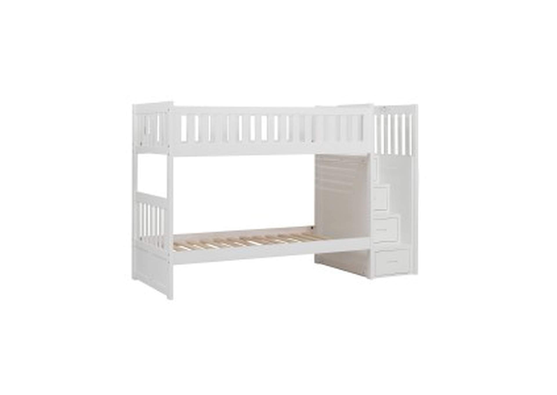 Galen Twin/Twin Step Bunk Bed,Homelegance