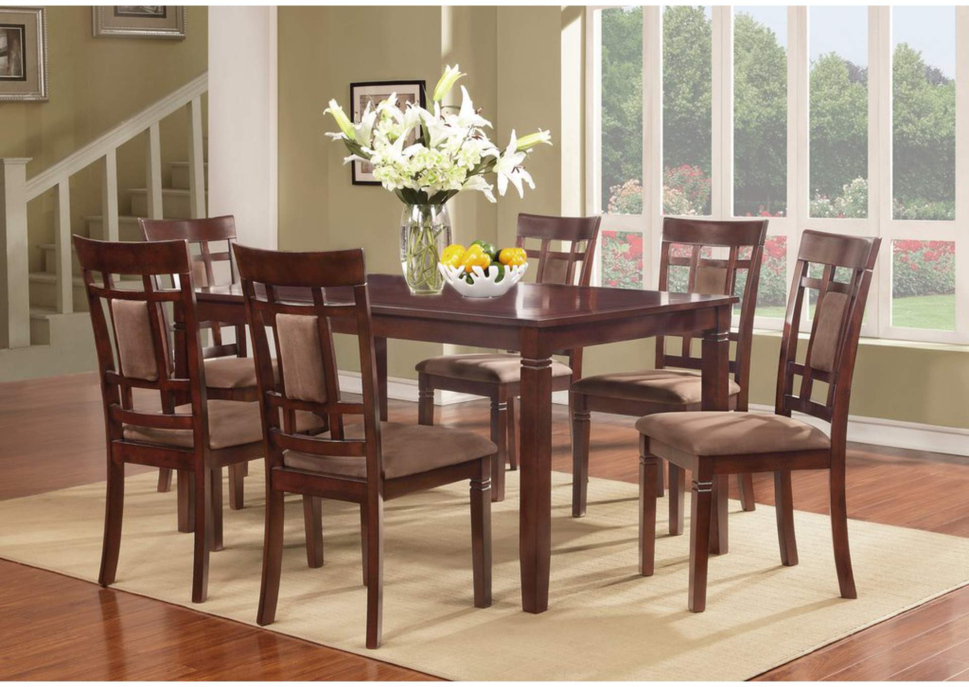 7 Piece Dining Set,Homelegance
