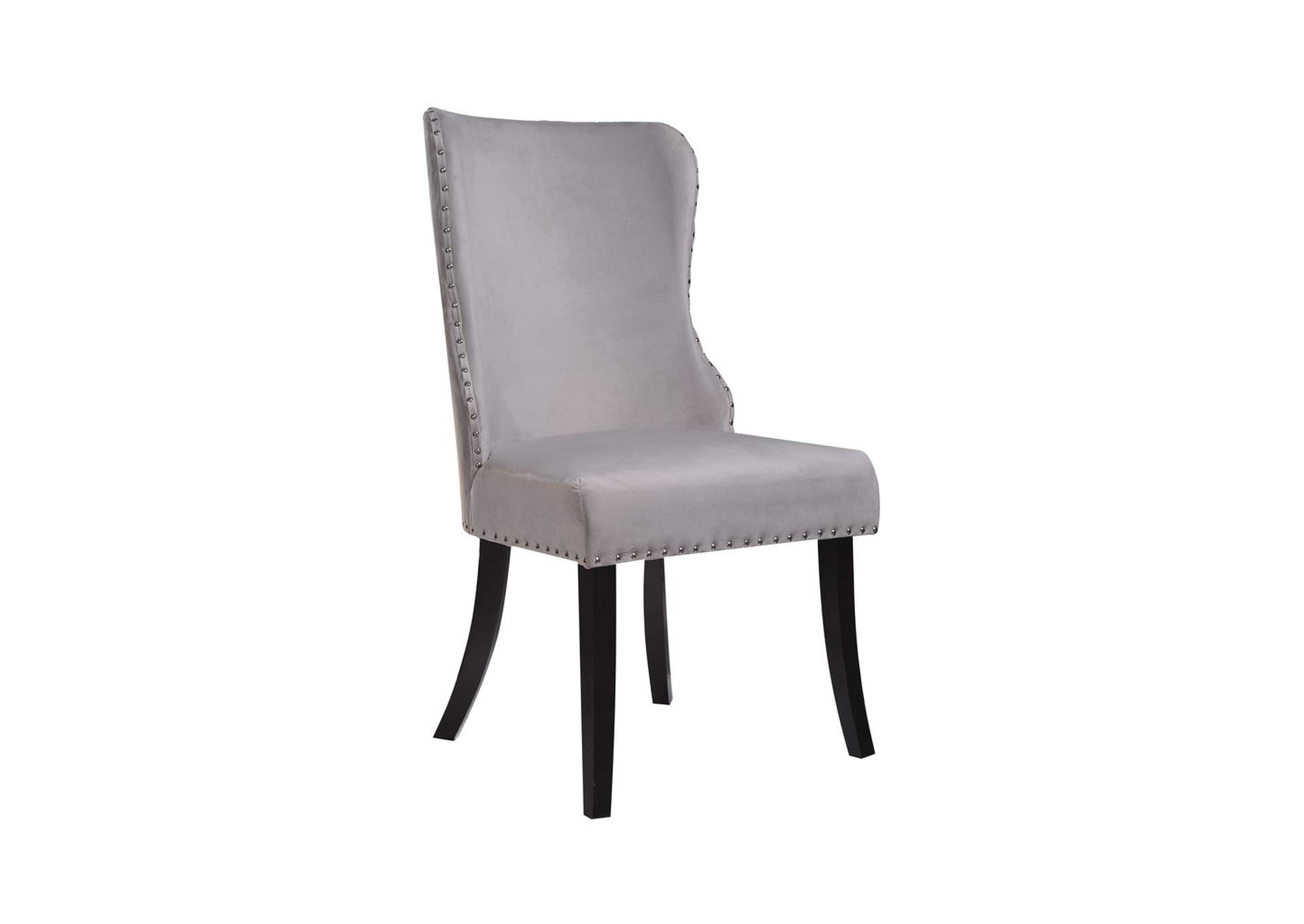 Gray Side Chair,,Homelegance