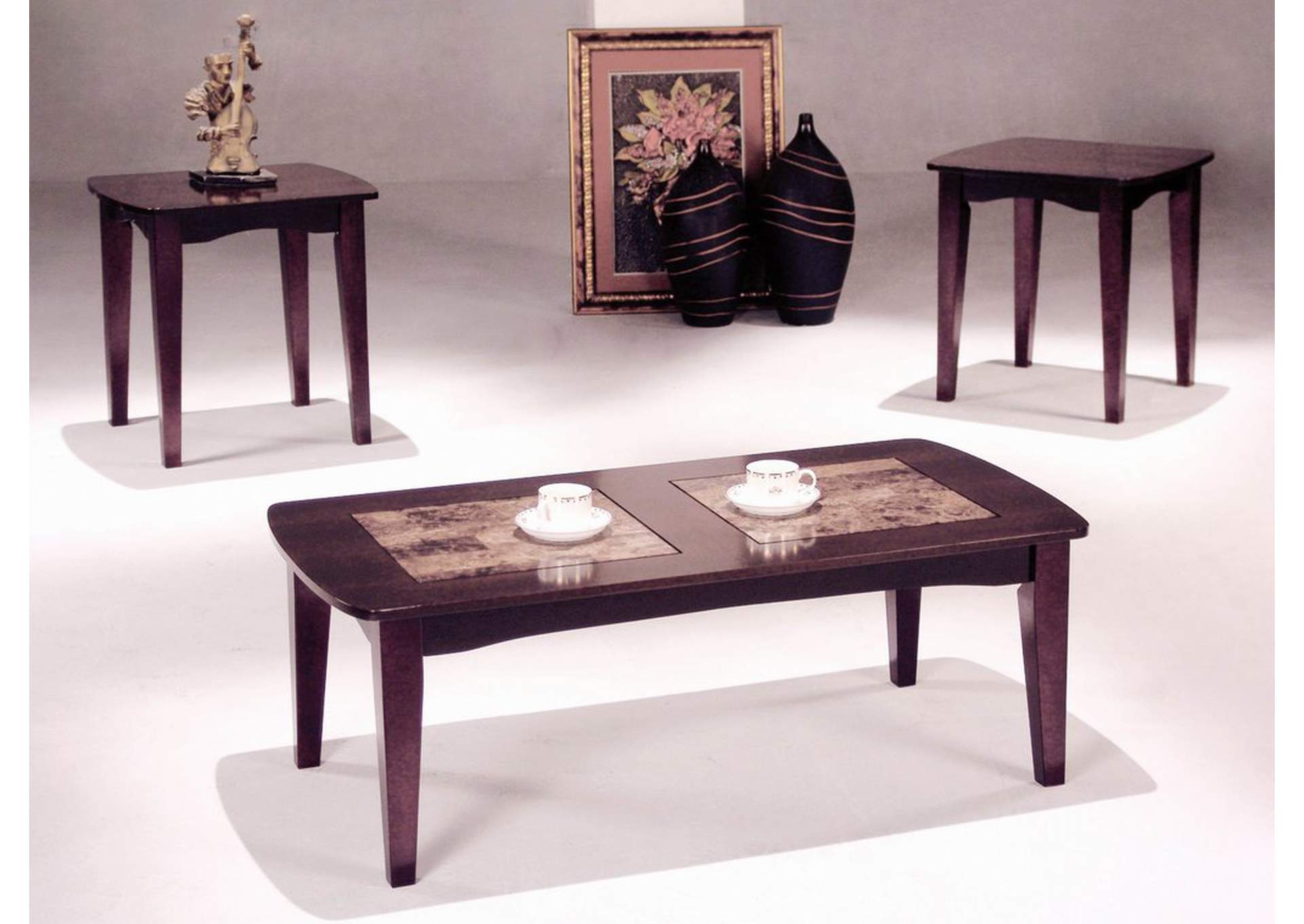 3 Pack Coffee Table Set,Homelegance
