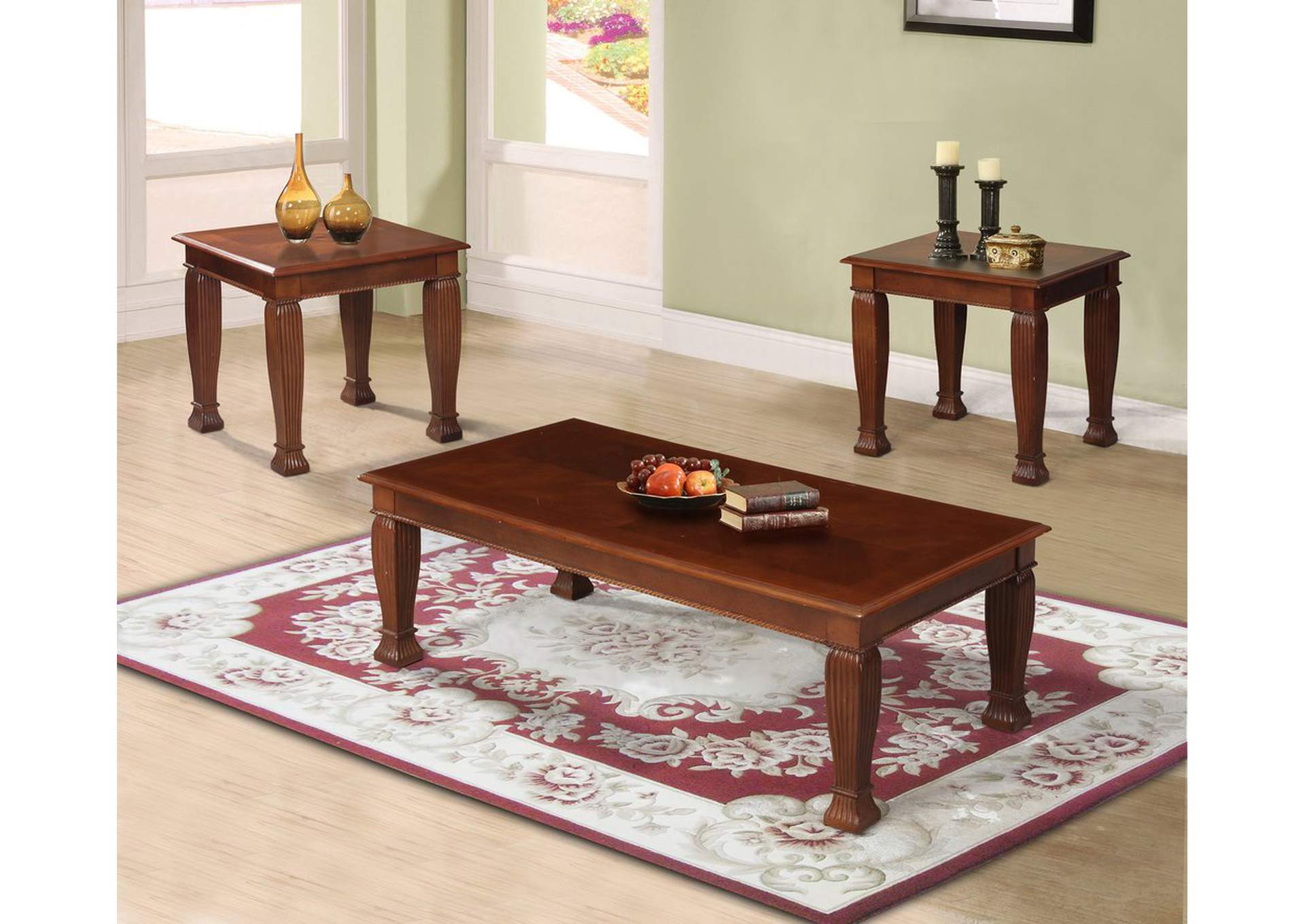 3 Pack Coffee Table Set,Homelegance