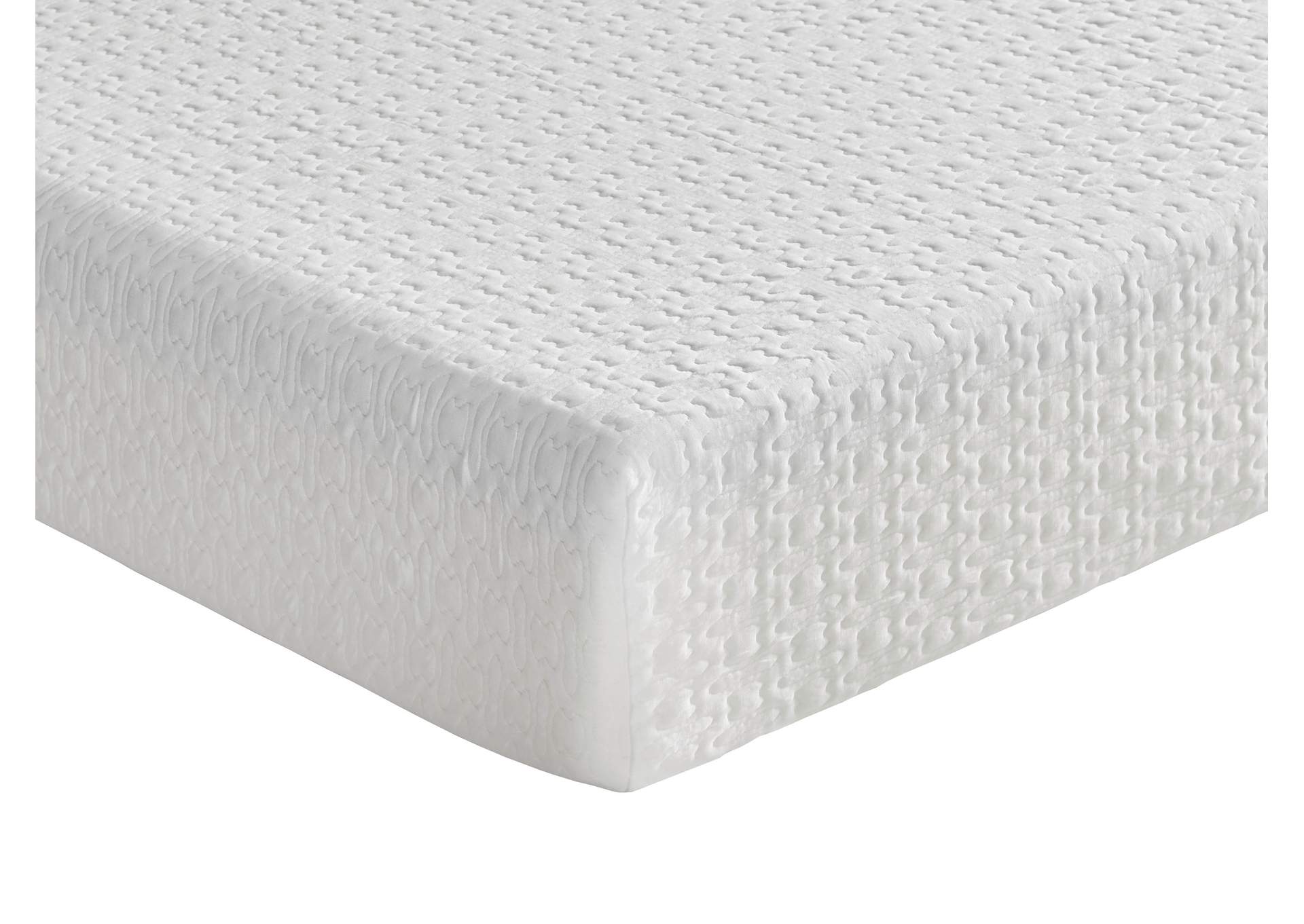 G 8'' Gel-Infused Memory Foam-Bedding White Twin Mattress,Homelegance