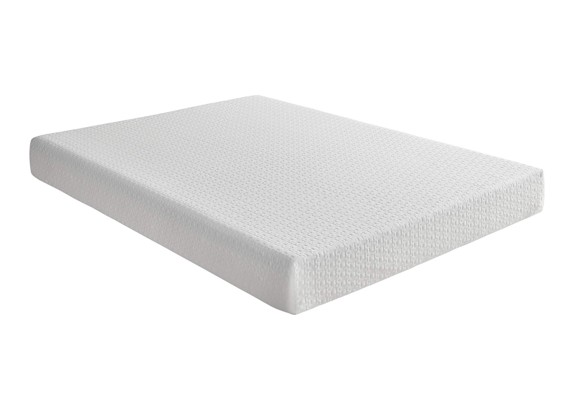 G 6'' Gel-Infused Memory Foam-Bedding White 6" Full Gel Mattress,Homelegance