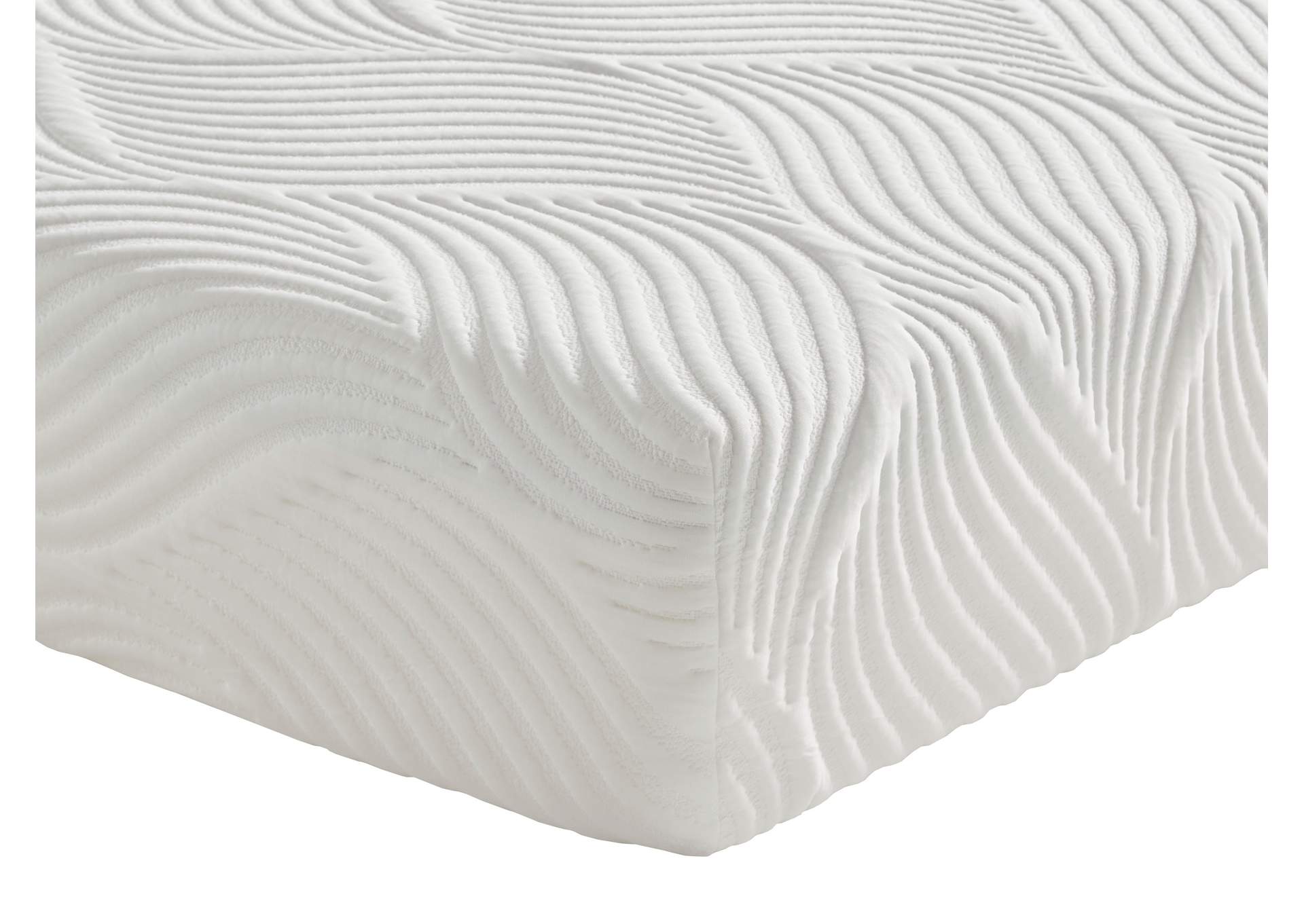 G 10'' Gel-Infused Memory Foam-Bedding White 10" California King Gel Mattress,Homelegance