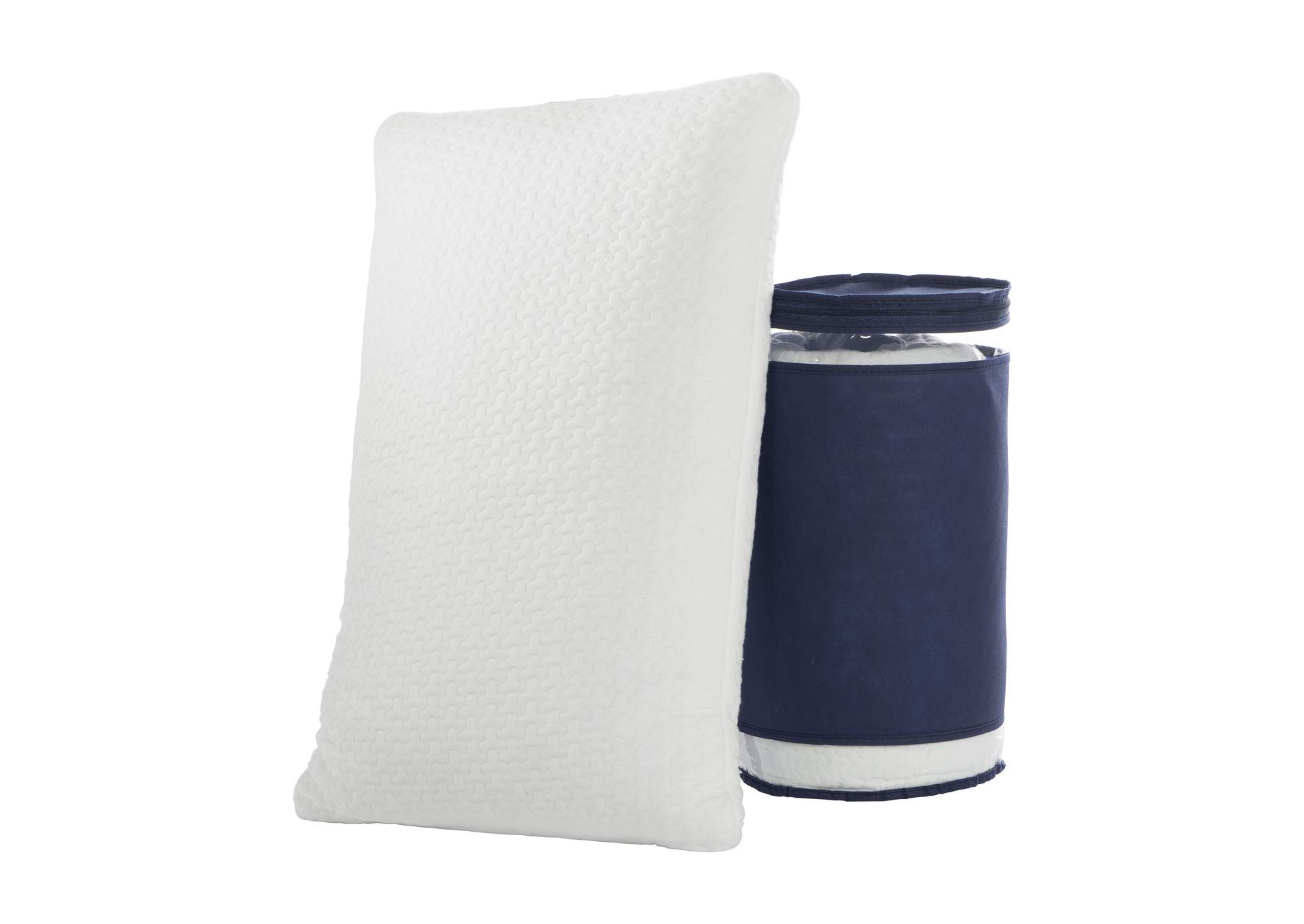 White King Size Shredded Pillow (2pc/Box),Homelegance