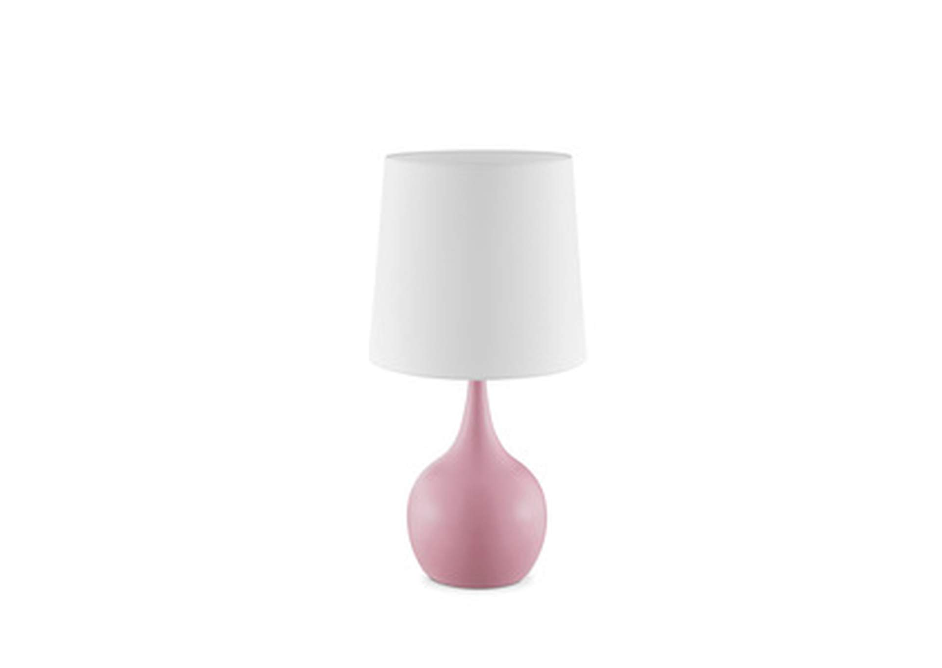 23.5"H Grey Table Touch Lamp, Pinl,Homelegance