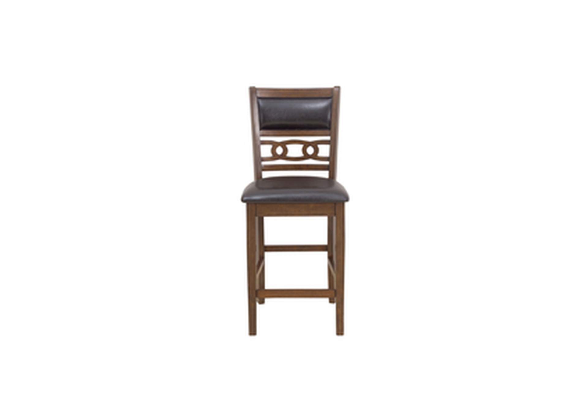 brown 5 Piece Counter Height Dining Set, Brown Mindy,Homelegance