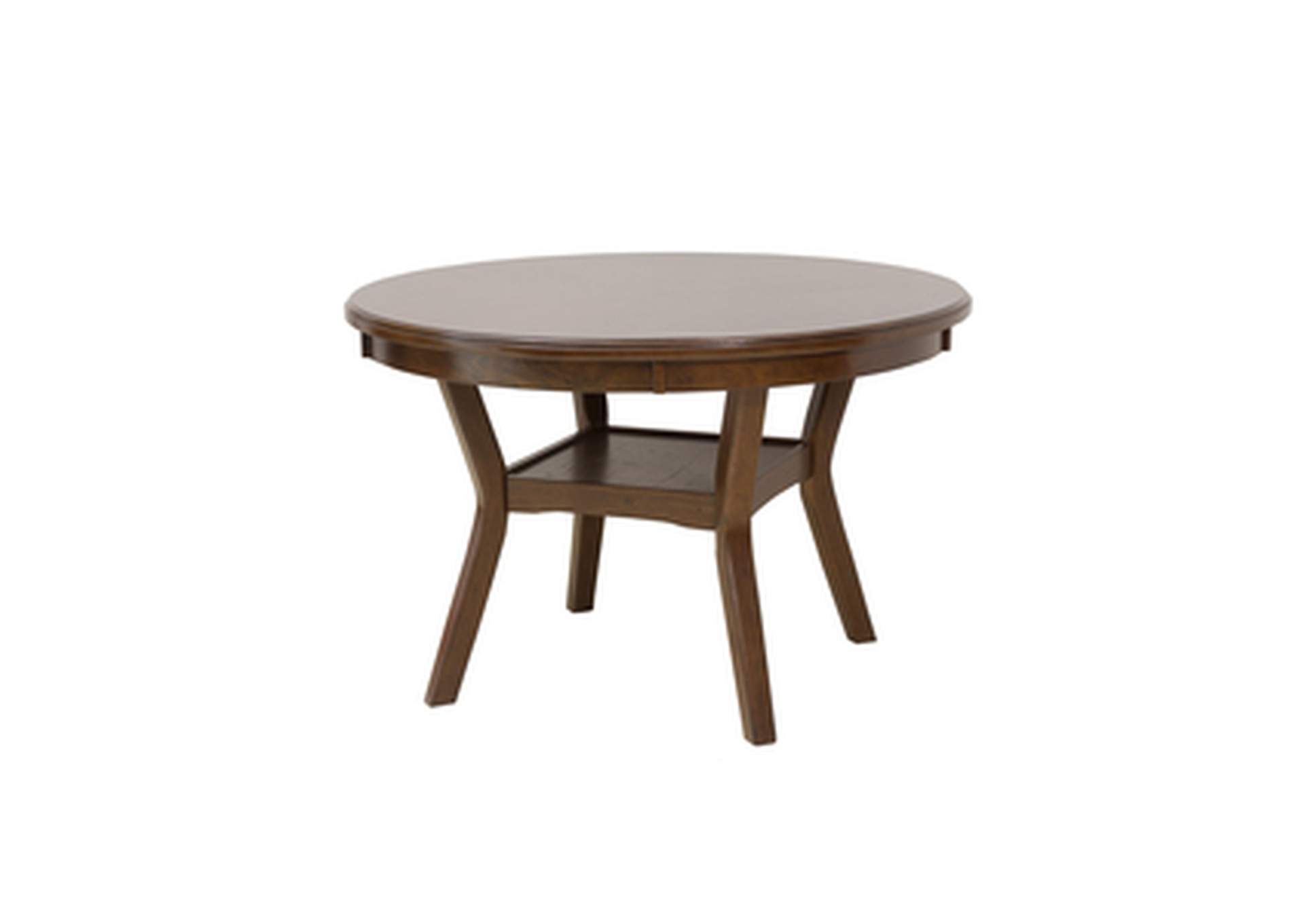 brown 5 Piece Pack Dining Set, Brown Mindy Wood,Homelegance