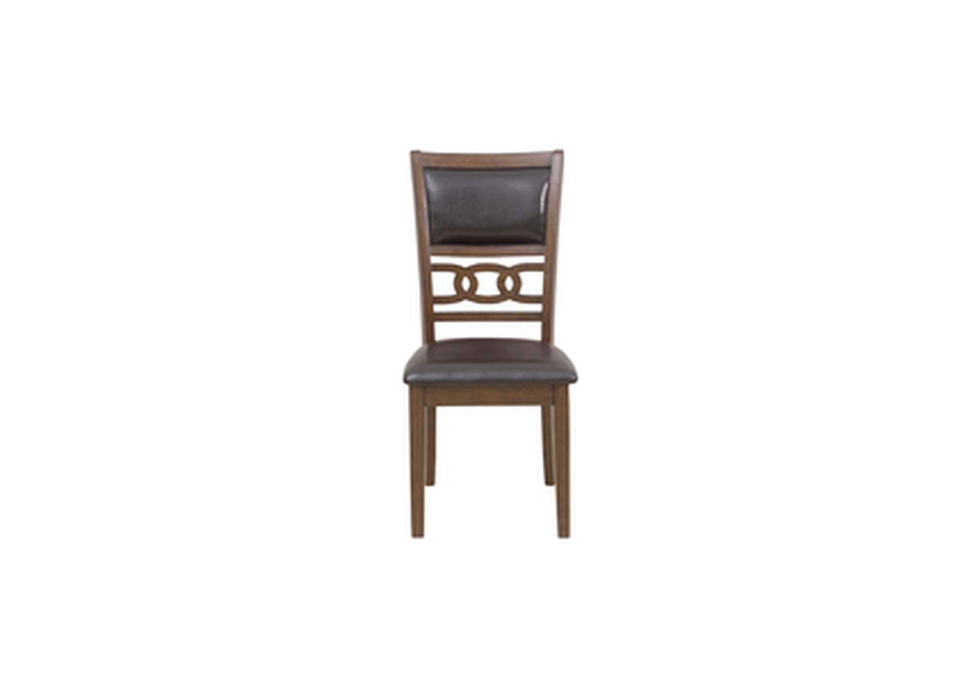 brown 5 Piece Pack Dining Set, Brown Mindy Wood,Homelegance