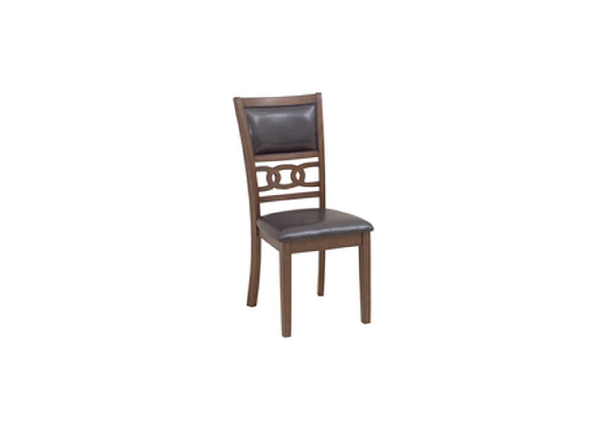 brown 5 Piece Pack Dining Set, Brown Mindy Wood,Homelegance