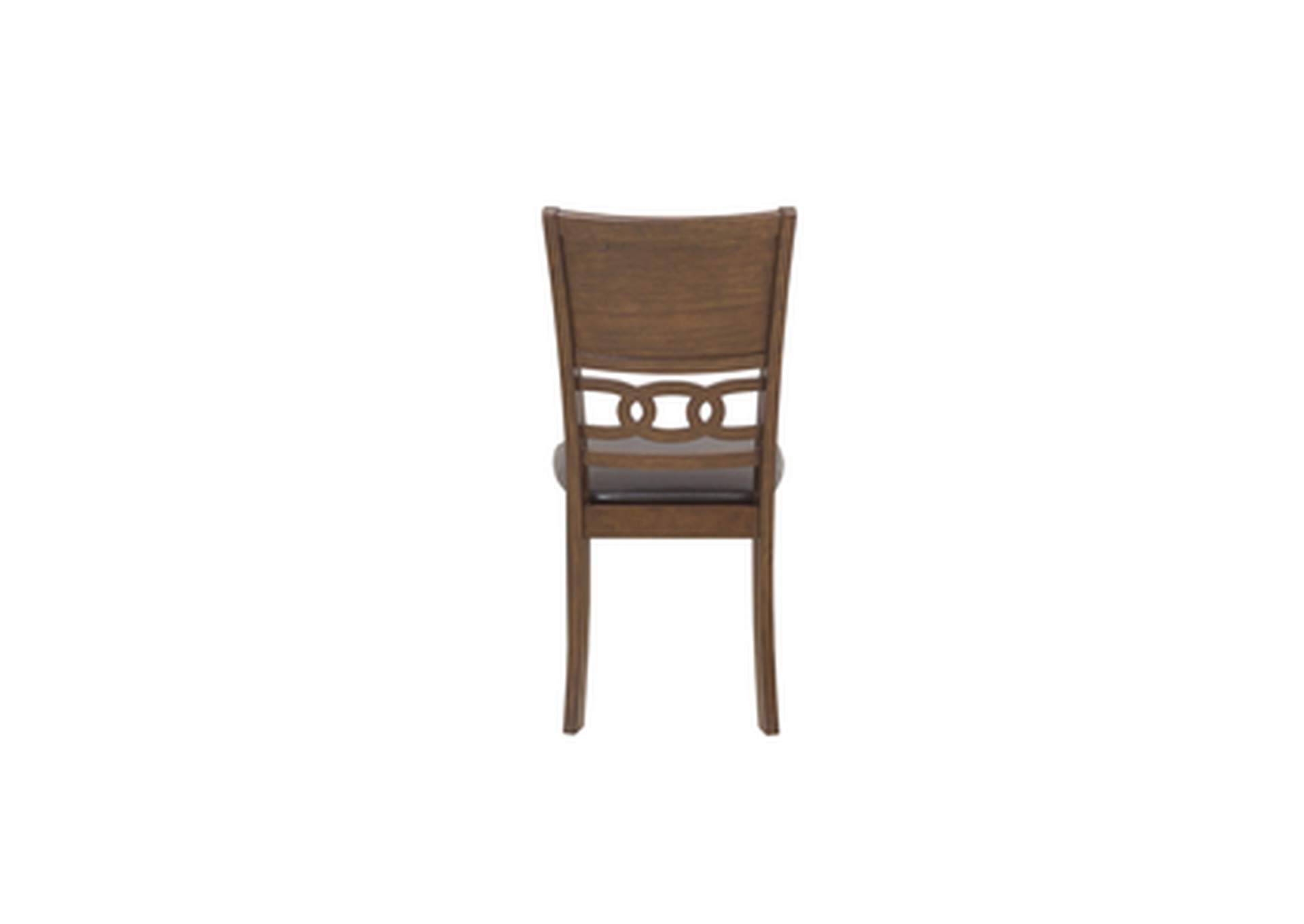 brown 5 Piece Pack Dining Set, Brown Mindy Wood,Homelegance