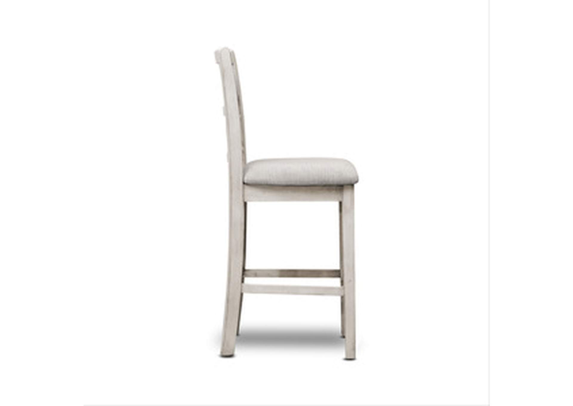 cherry brown mindy 5 Piece Counter Height Dining Set, Wht/Cherry Brw Mindy,Homelegance