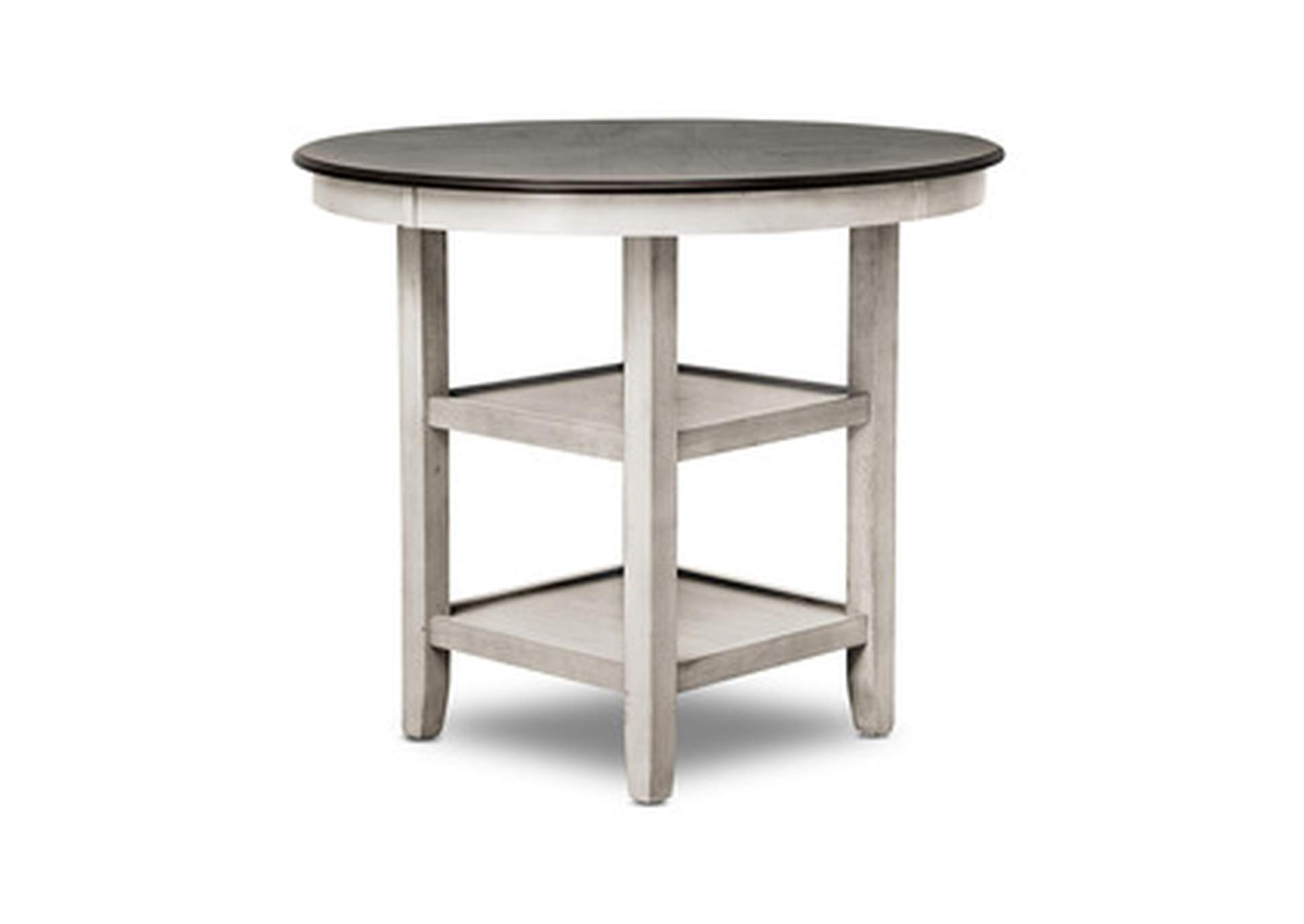 cherry brown mindy 5 Piece Counter Height Dining Set, Wht/Cherry Brw Mindy,Homelegance