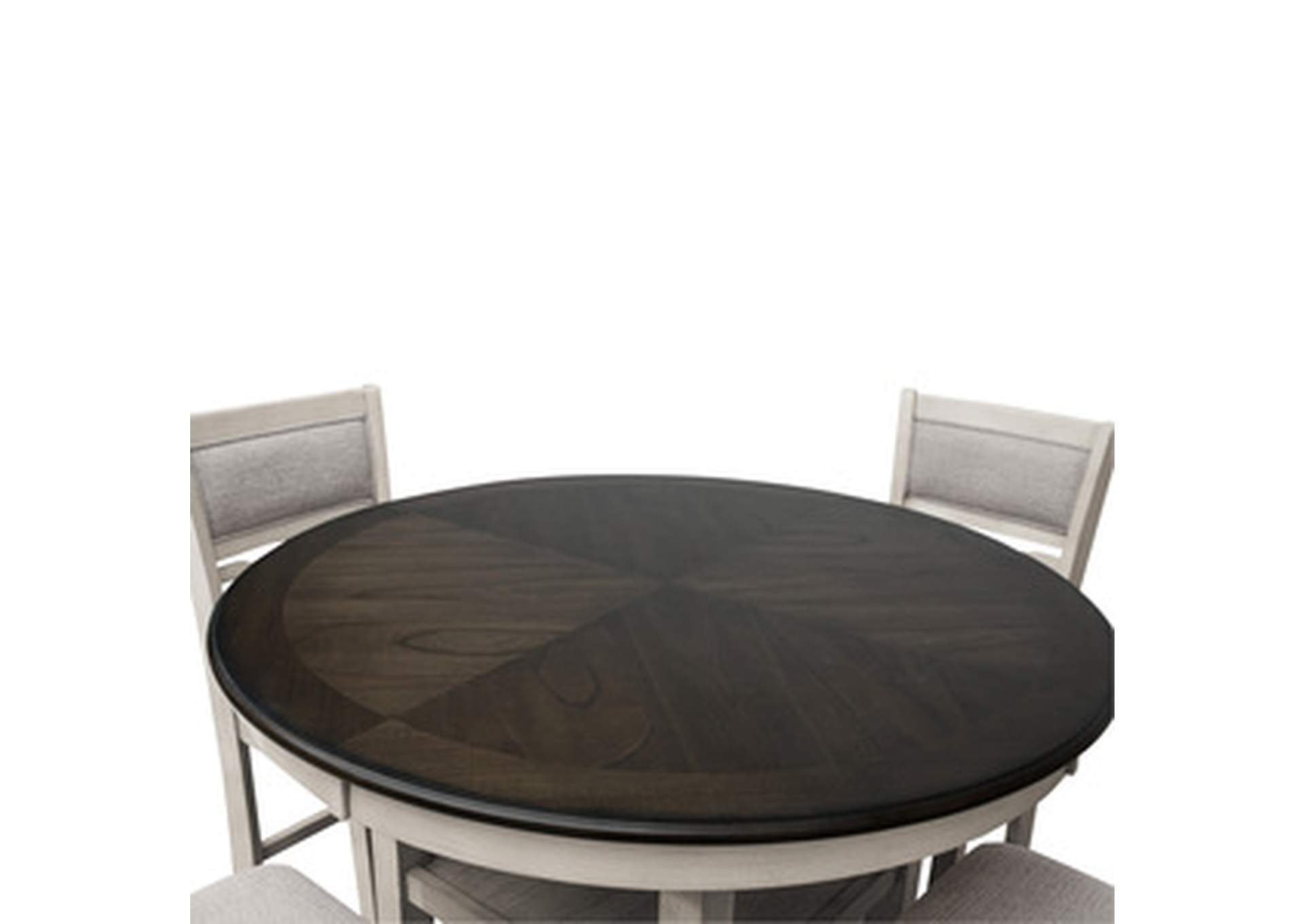 cherry brown mindy 5 Piece Counter Height Dining Set, Wht/Cherry Brw Mindy,Homelegance