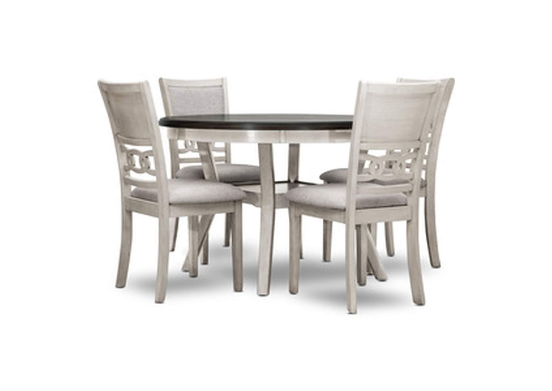 Cherry Mindy 5 Piece Pack Dining Set, Wht/Cherry Mindy Wood,Homelegance