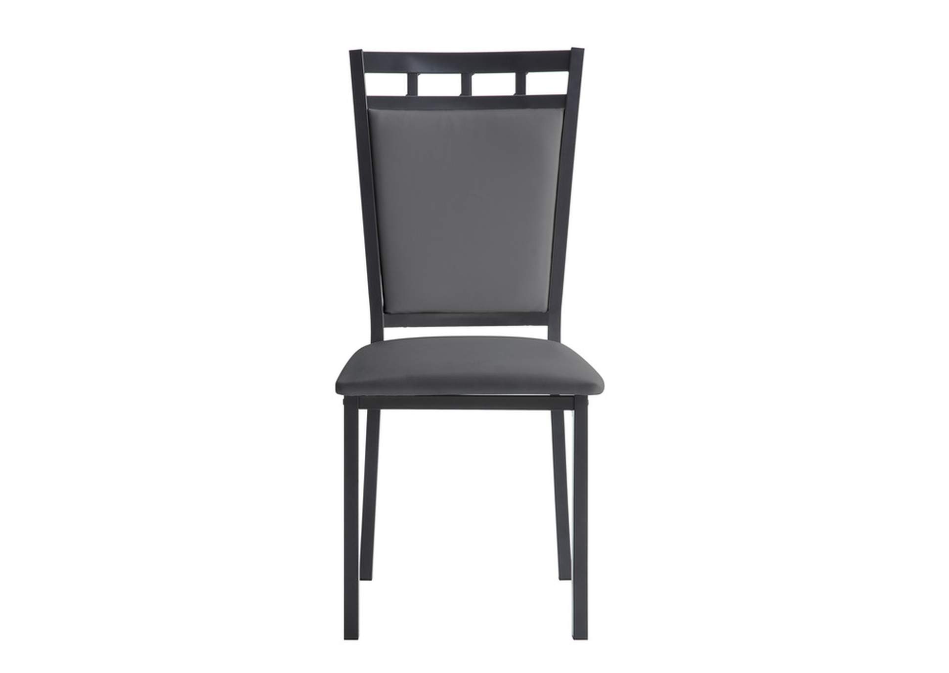 Gray Side Chair, Gray (4 In 1 Box),Homelegance
