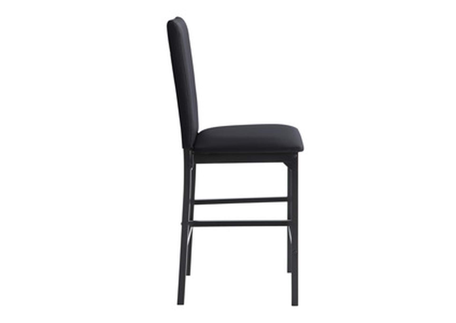 Black Counter Height Chair, Black (4/Ctn),Homelegance