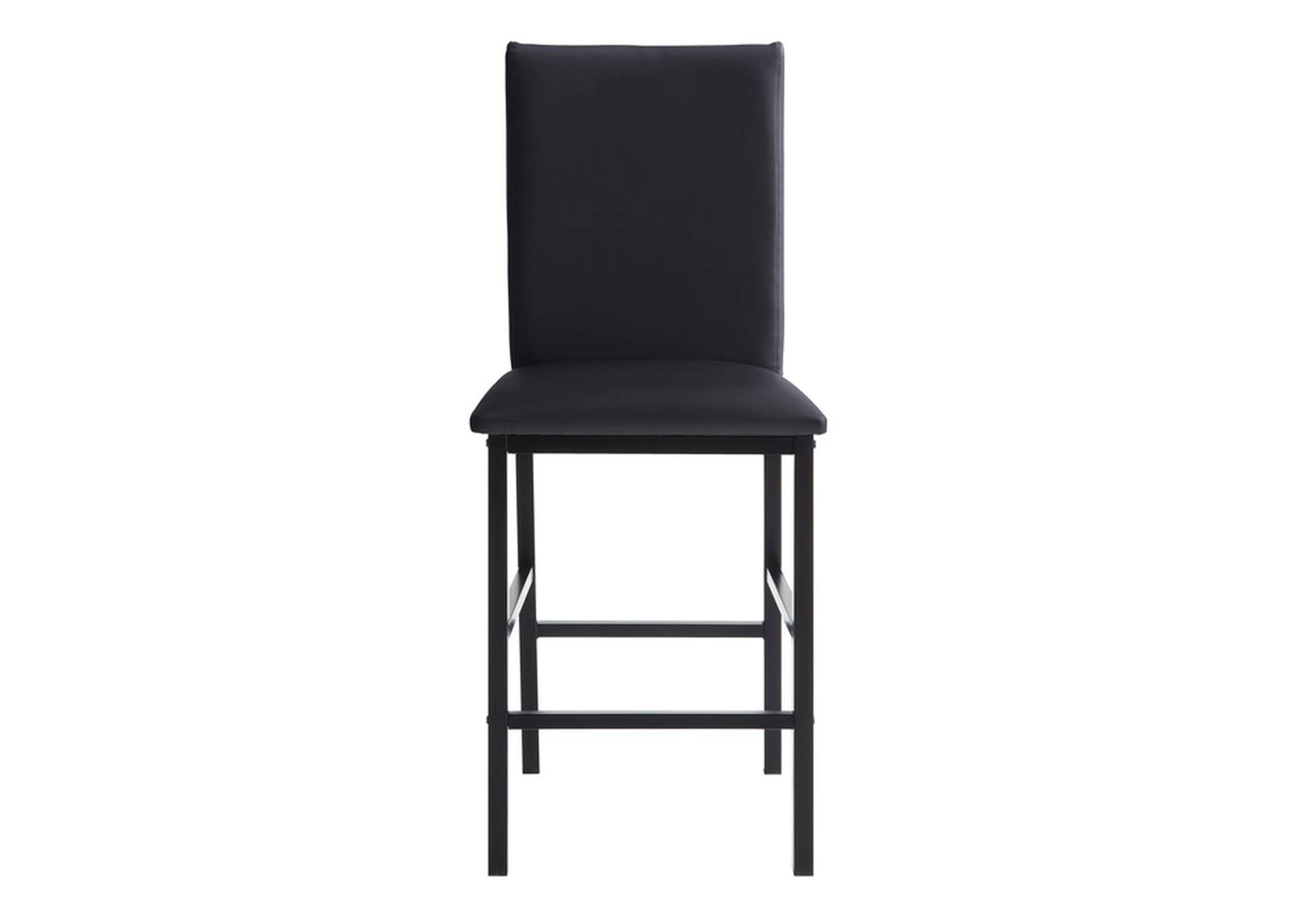 Black Counter Height Chair, Black (4/Ctn),Homelegance