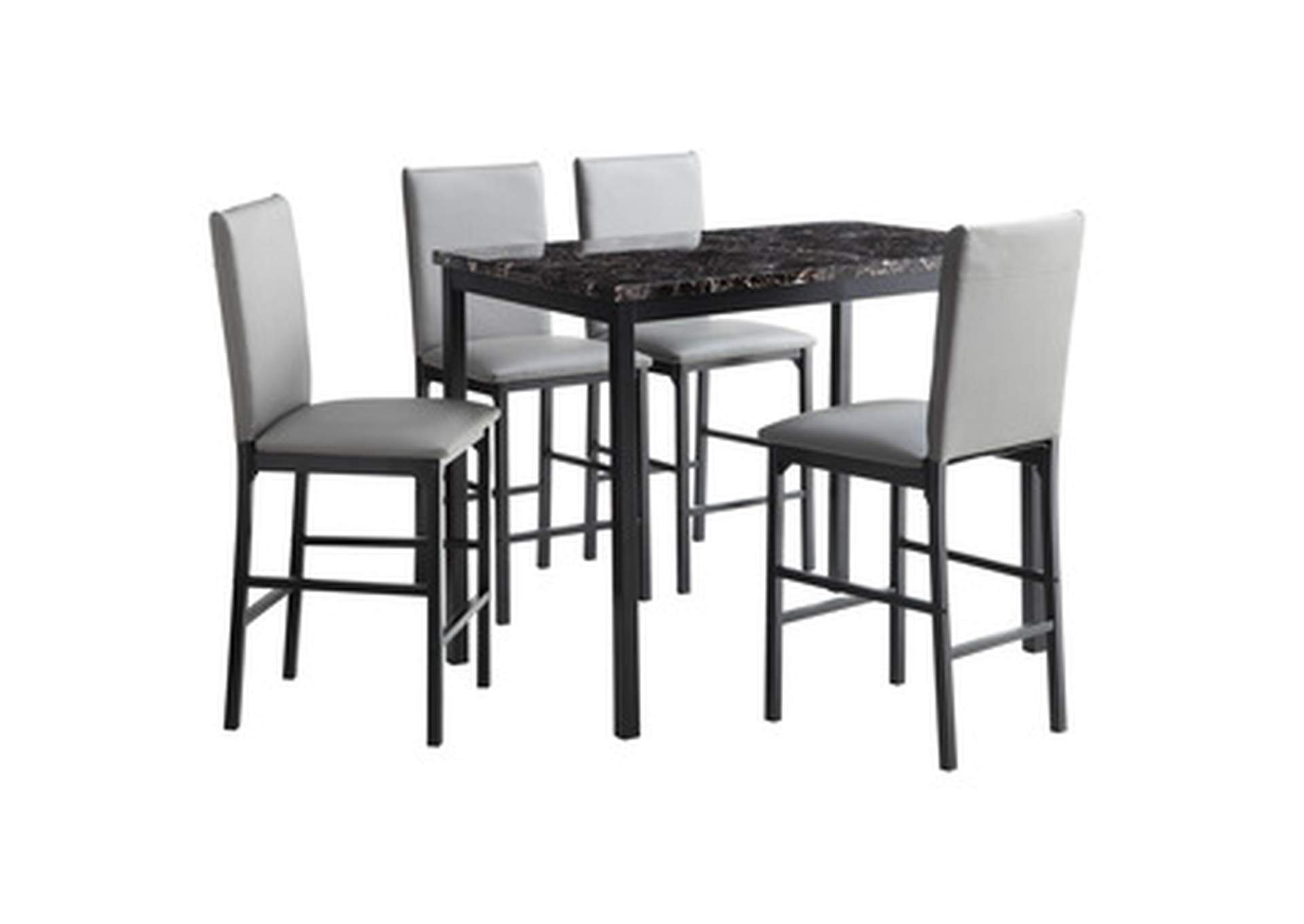 5 Piece Dining Set (Tb+4S),Homelegance