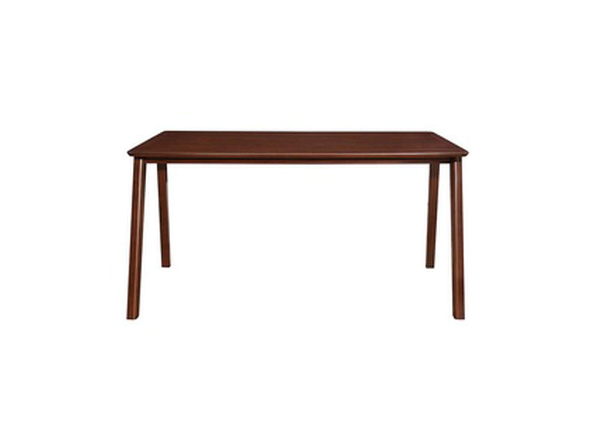 Walnut Finish Dining Table, Beech Veneer, Walnut Finish,3A,Homelegance