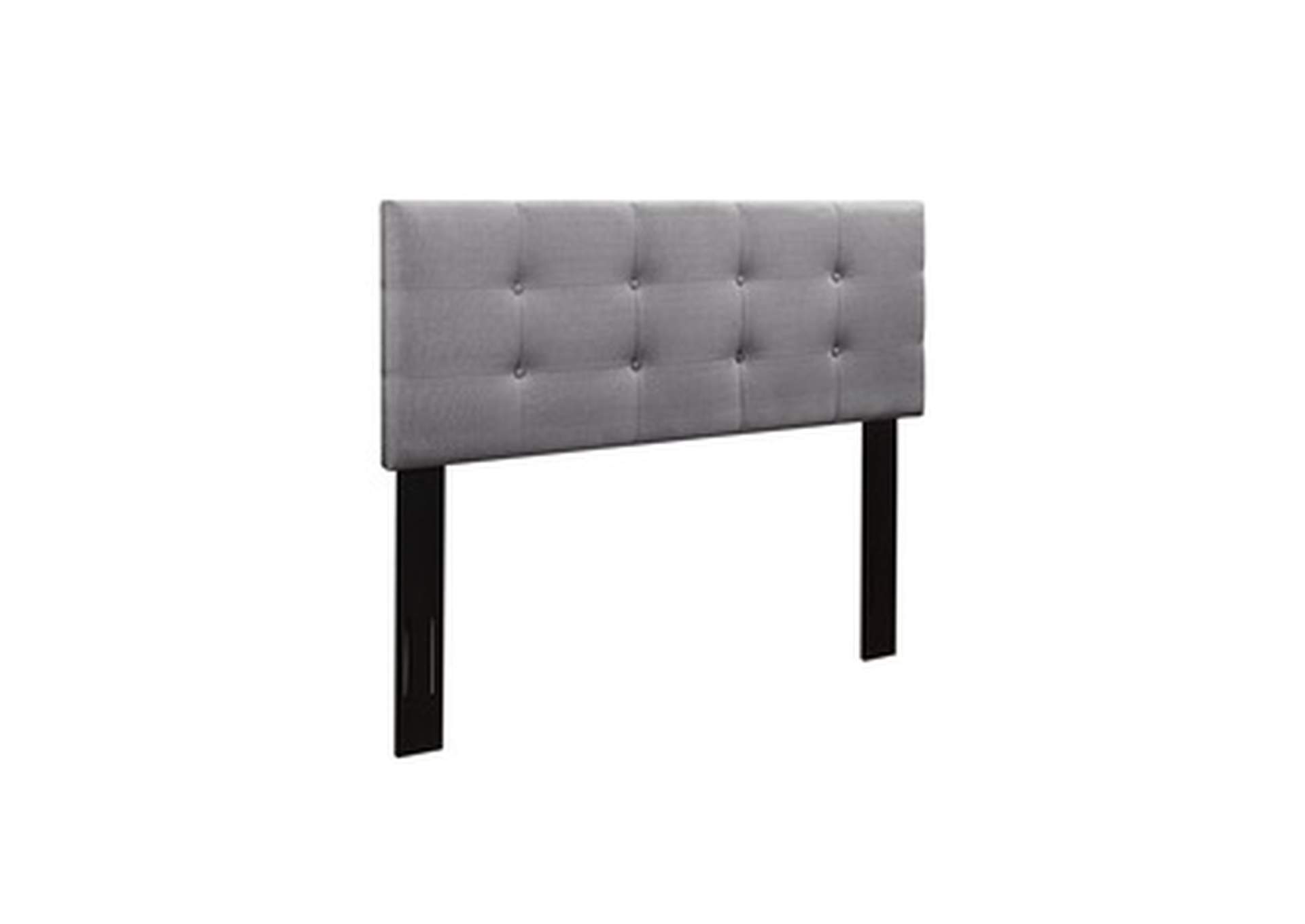 Grey Fabric Queen Headboard Only W/Grey Fabri,3A,Homelegance