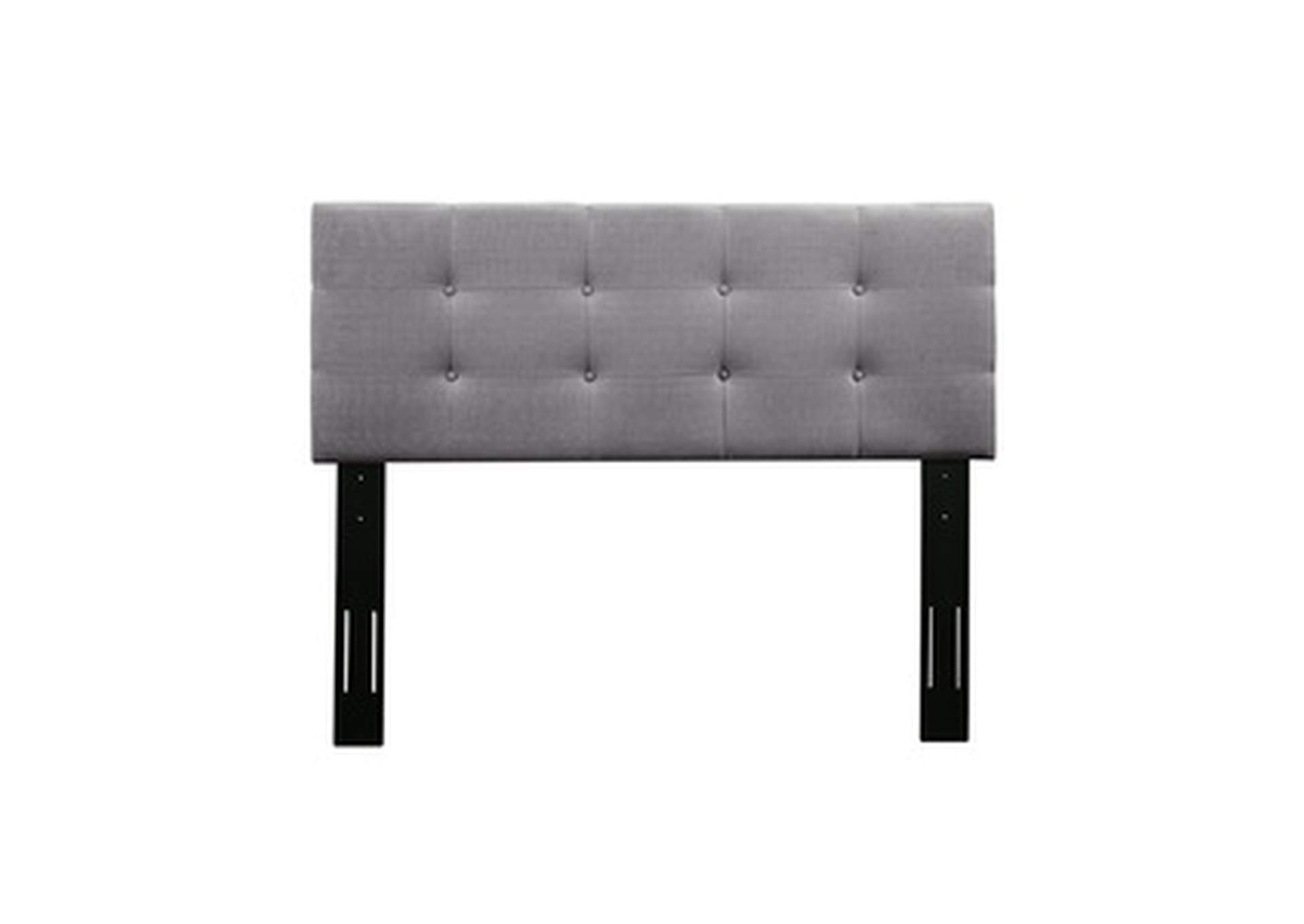 Grey Fabric King Headboard Only W/Grey Fabric,3A,Homelegance