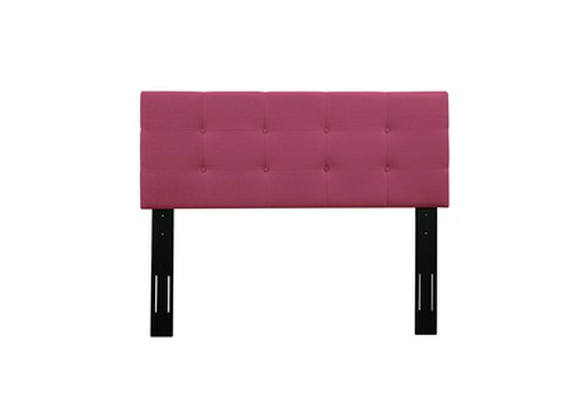 Pink Fabric Queen Headboard Only W/Pink Fabric,3A,Homelegance