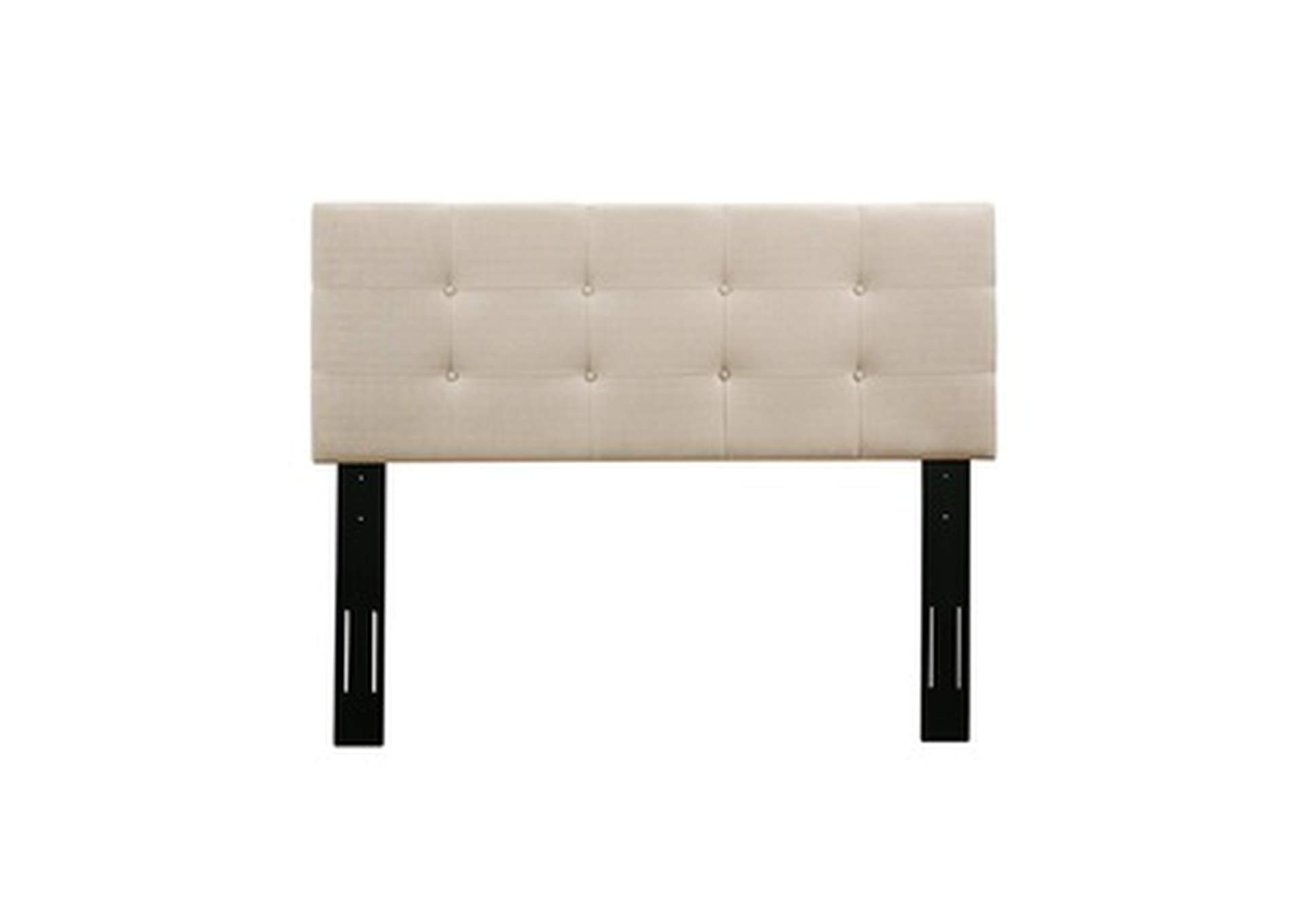 Beige Fabric Twin Headboard Only W/Beige Fabric,3A,Homelegance