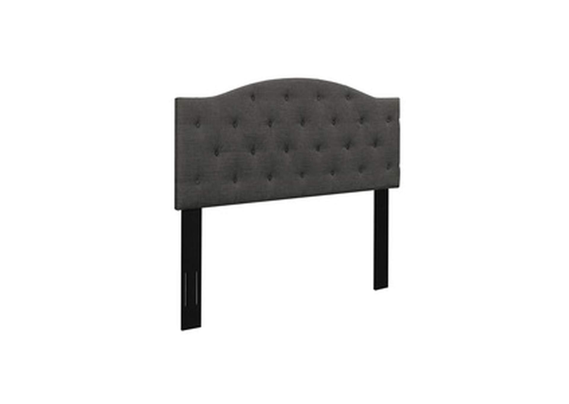 Dark Greyci Queen Headboard Only W/Dark Grey,3A,Homelegance