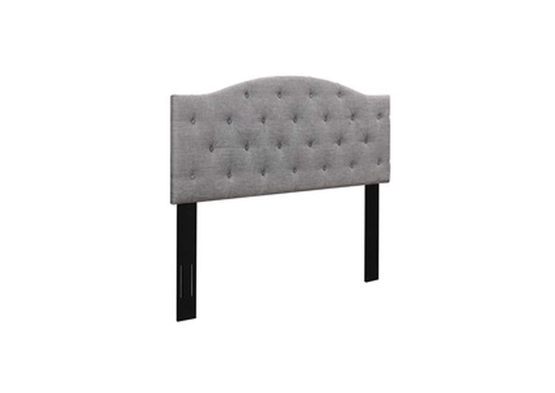 Grey Fabric King Headboard Only W/Grey Fabric,3A,Homelegance