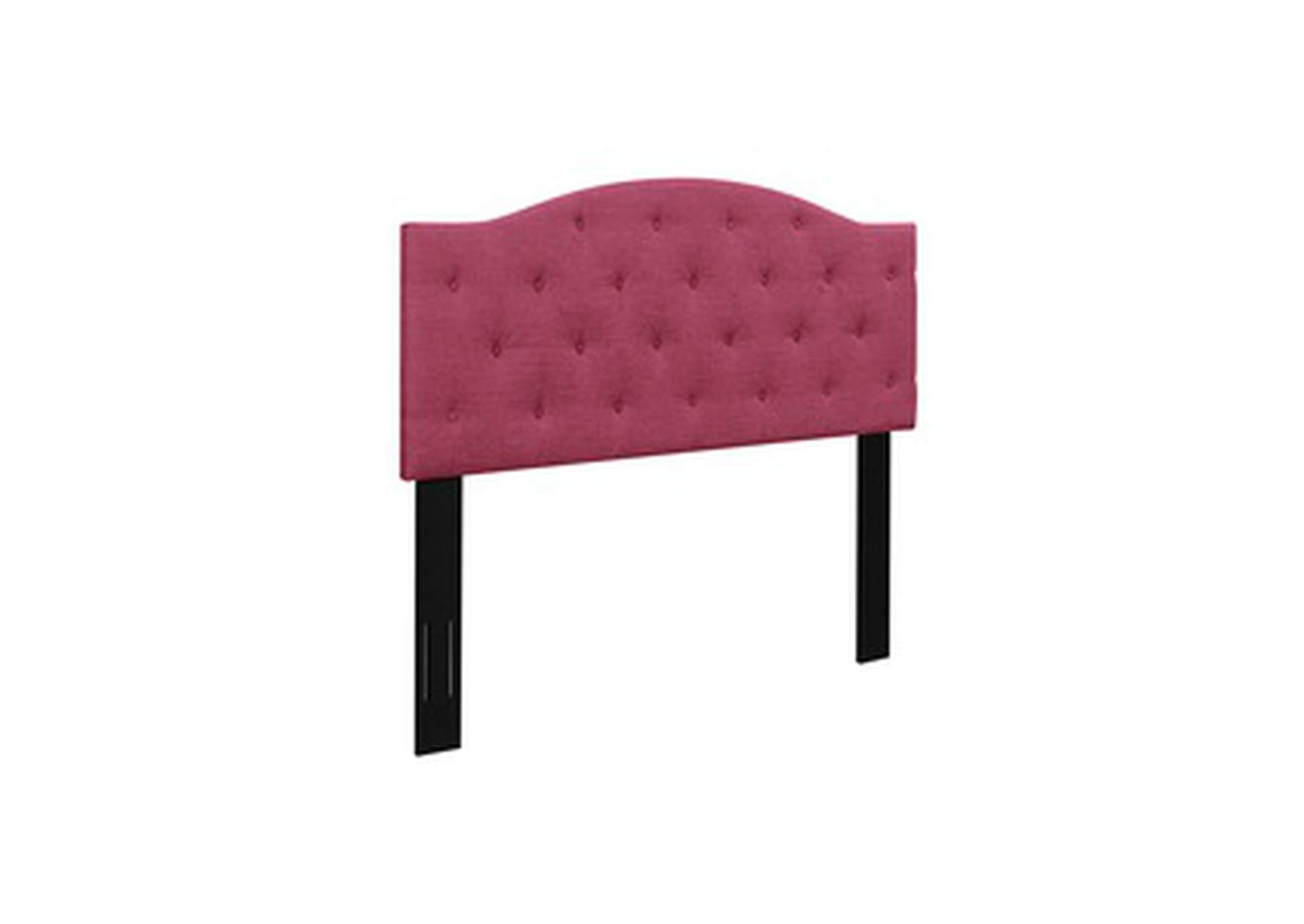 Pink Fabric King Headboard Only W/Pink Fabric,3A,Homelegance