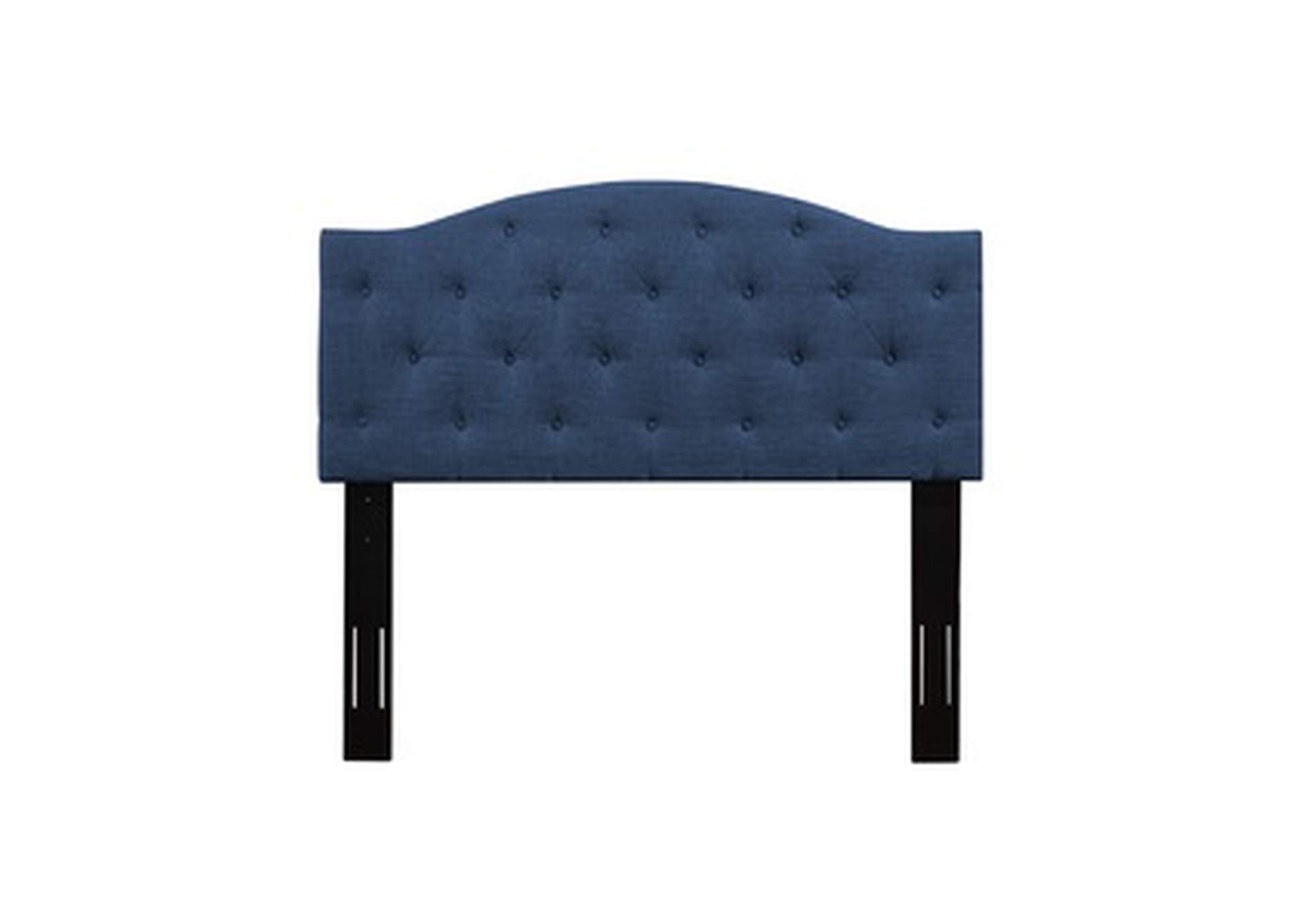 Blue Fabric Twin Headboard Only W/Blue Fabric,3A,Homelegance