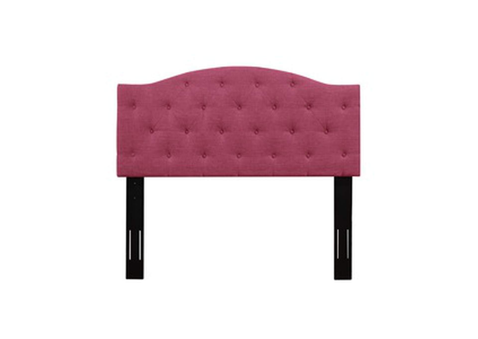 Pink Fabric Twin Headboard Only W/Pink Fabric,3A,Homelegance