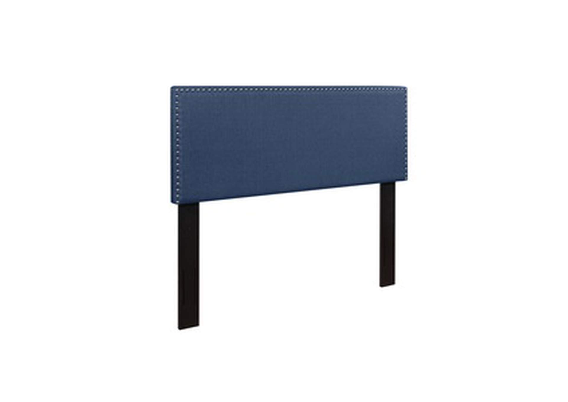 Blue Fabric Queen Headboard Only W/Blue Fabric,3A,Homelegance