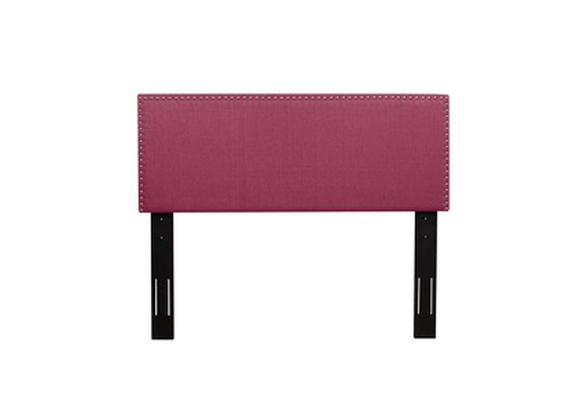 Pink Fabric King Headboard Only W/Pink Fabric,3A,Homelegance