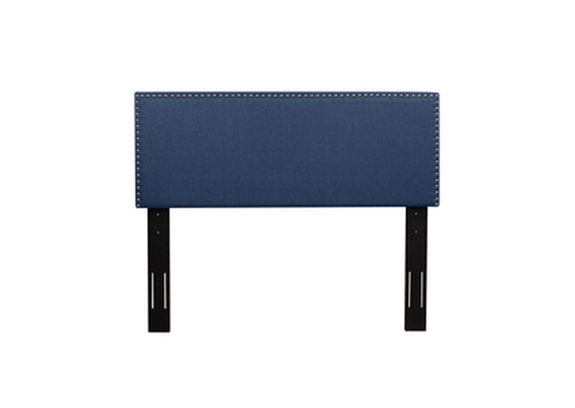 Blue Fabric Twin Headboard Only W/Blue Fabric,3A,Homelegance