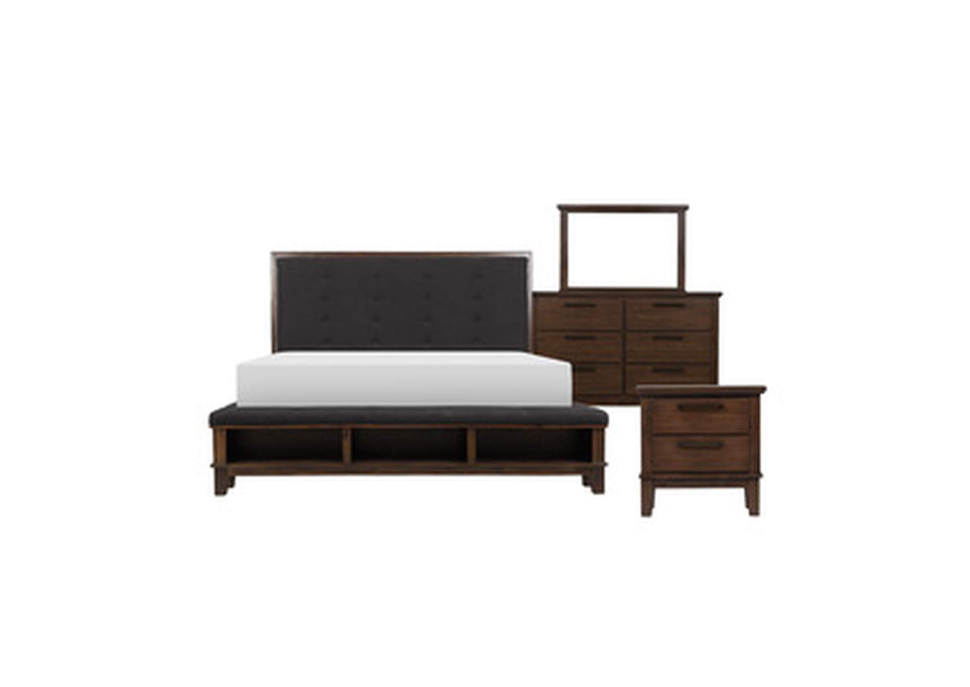 4 Piece Queen Bedroom Set,Homelegance