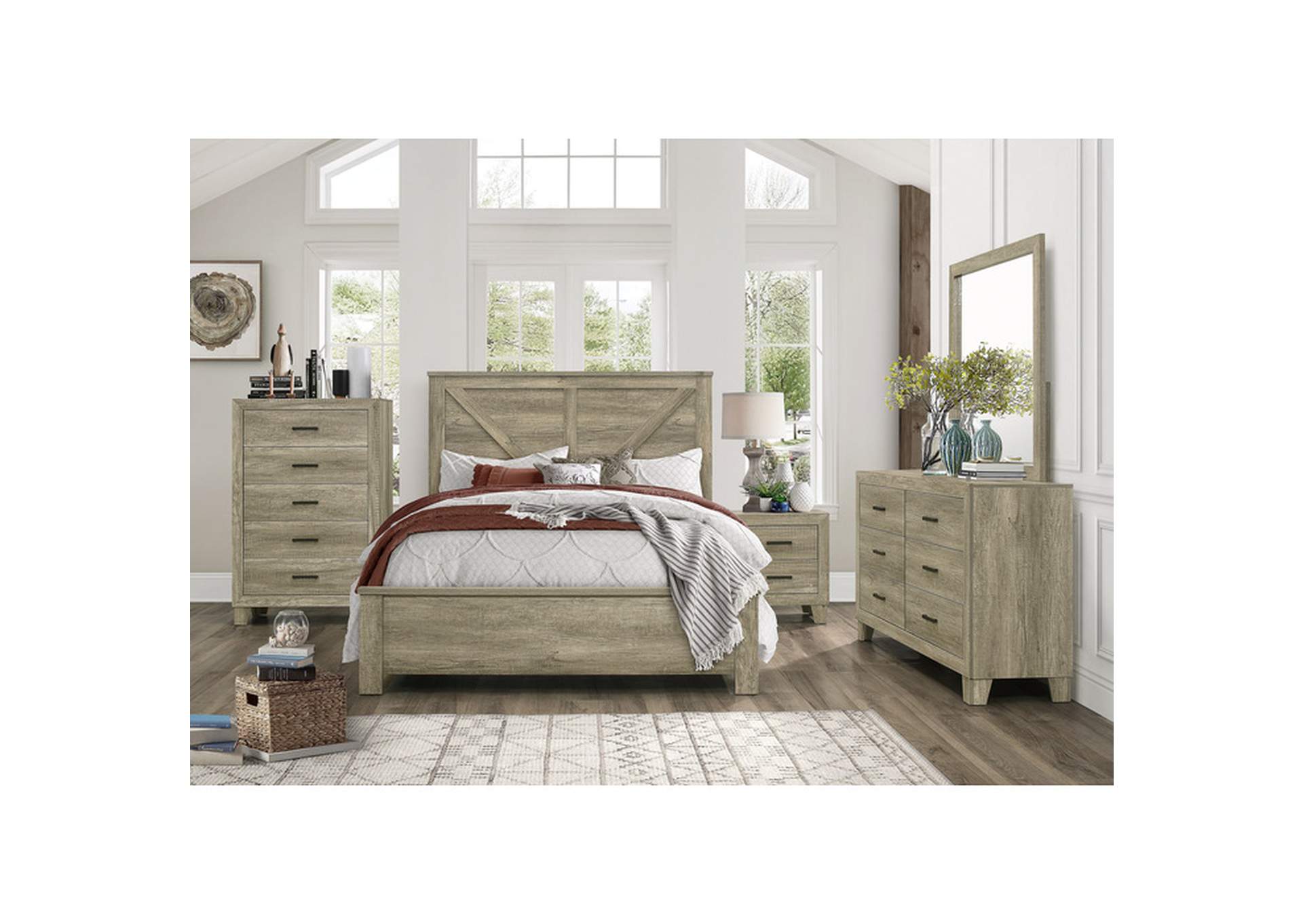 5 Piece Queen Bedroom Set,Homelegance
