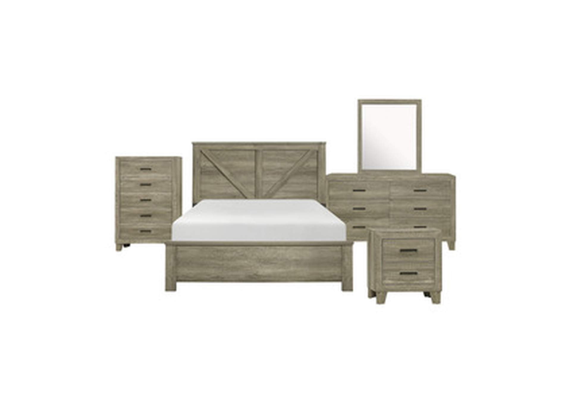 5 Piece Queen Bedroom Set,Homelegance