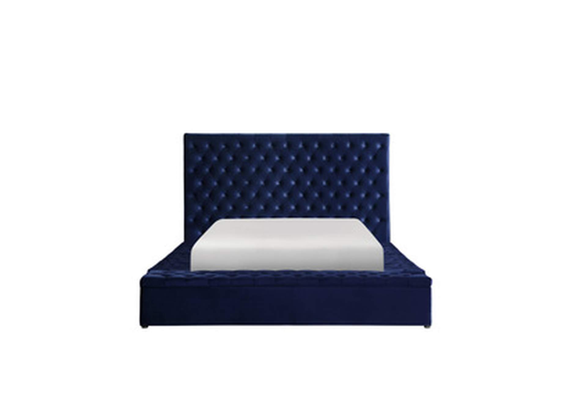 Apex Queen Uphl Bed,Homelegance