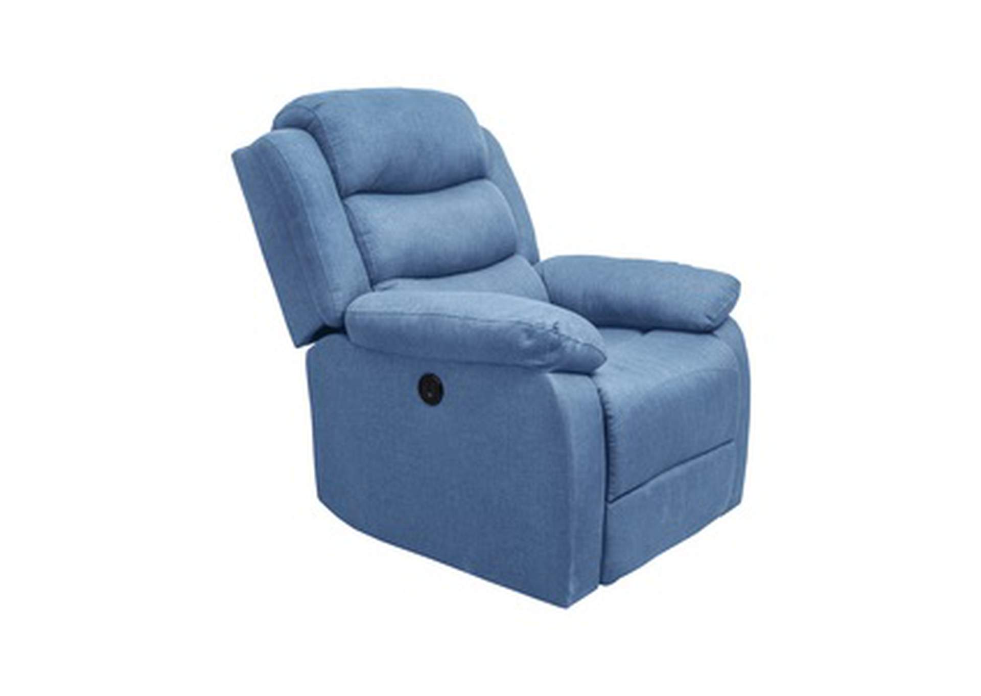 Power Reclining Chair W/Usb Charging Box,Homelegance