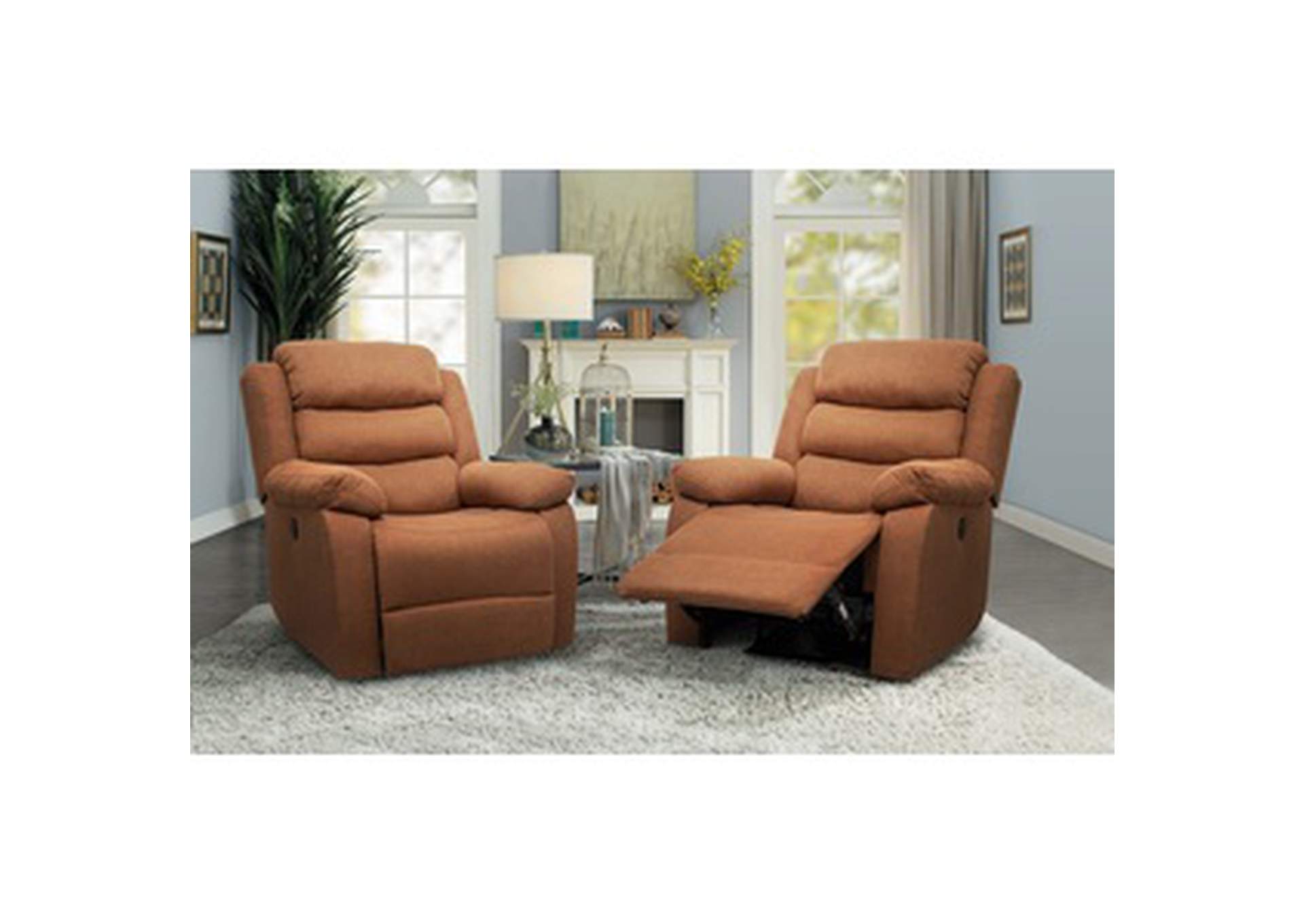 Power Reclining Chair W/Usb Charging Box,Homelegance