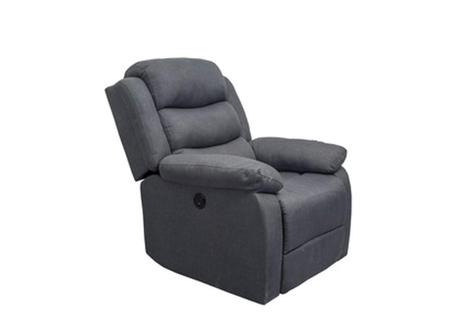 Power Reclining Chair W/Usb Charging Box,Homelegance