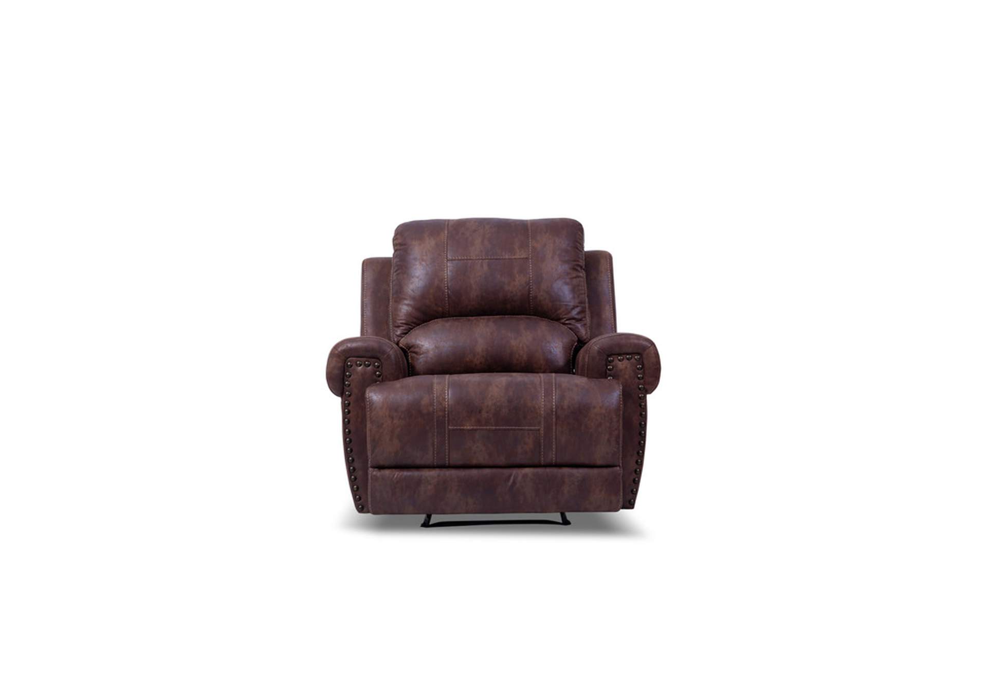 Reclining Chair, Brw Polish Microfiber,Homelegance