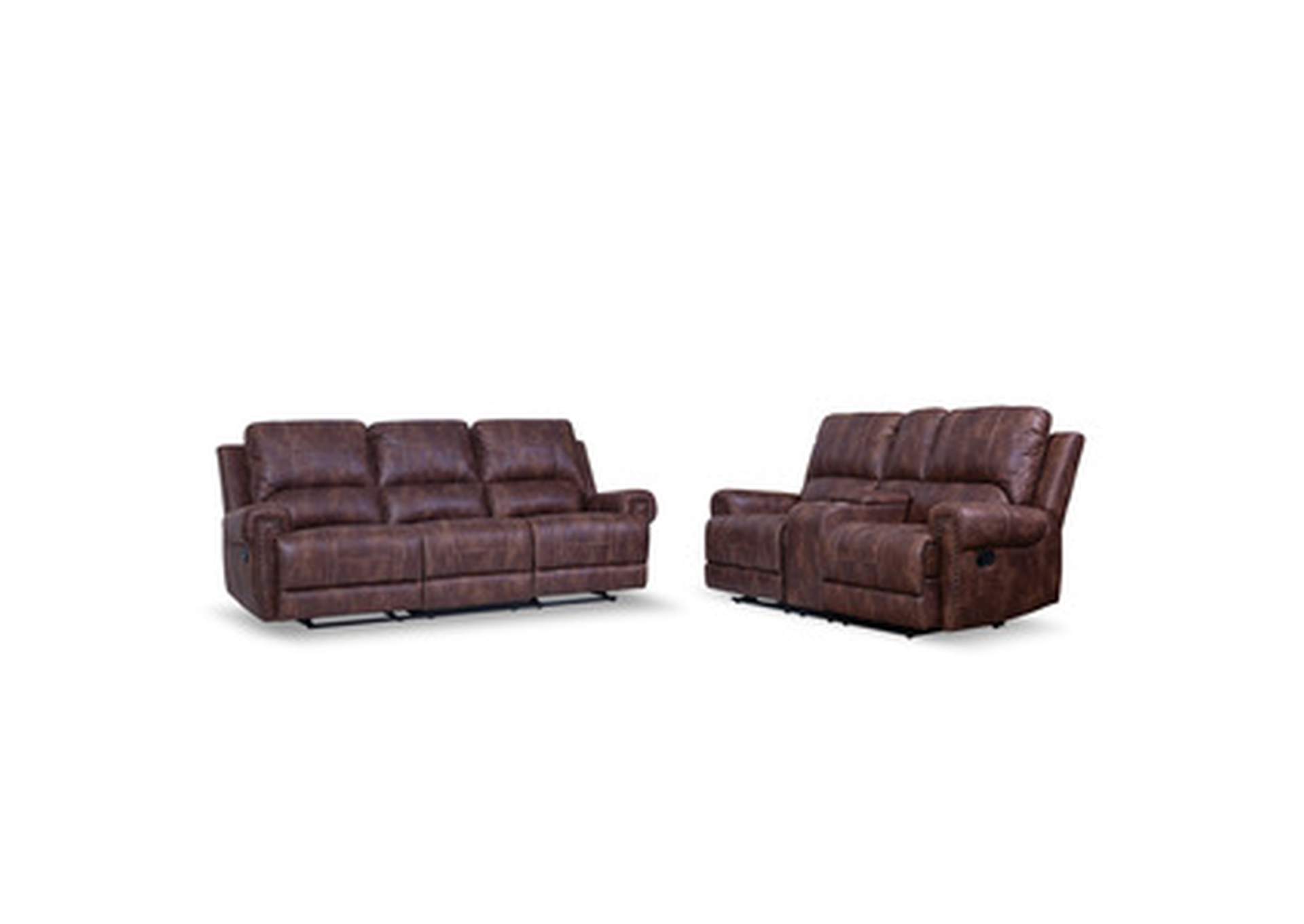 2 Piece Set: Sofa, Love,Homelegance