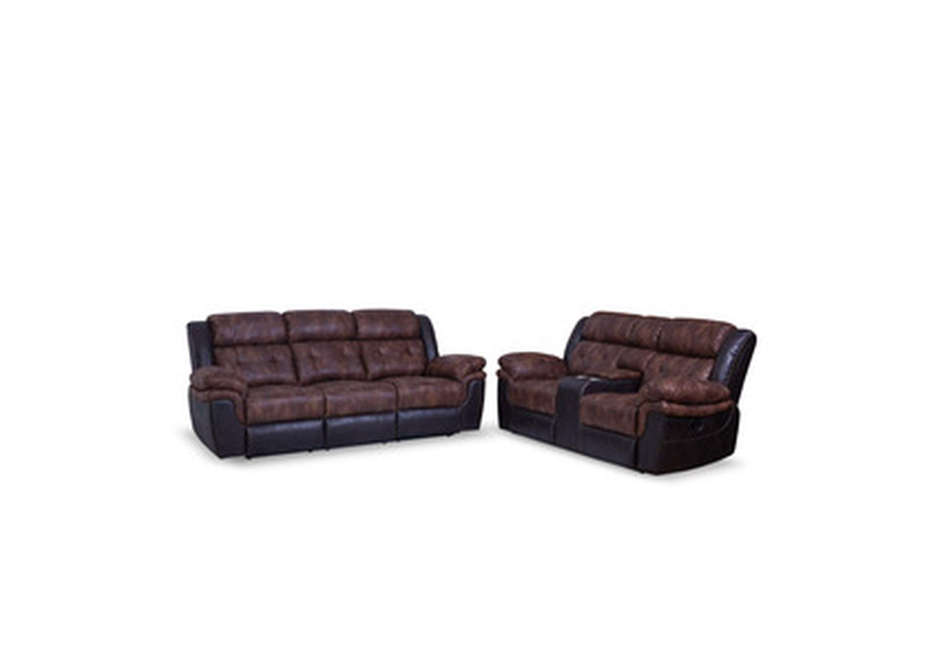 Motion Sofa, Polished Microfiber,Homelegance