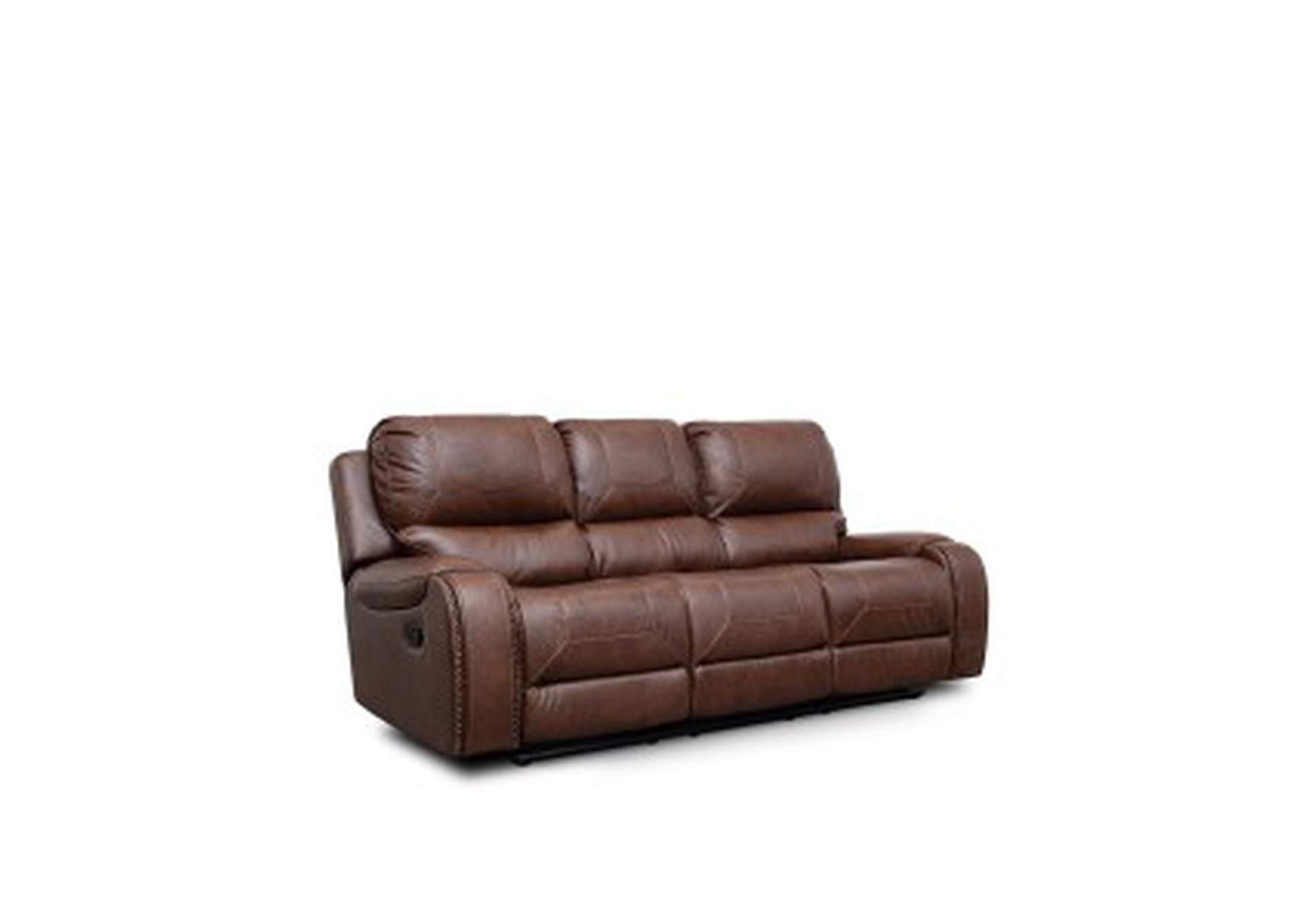 Double Reclining Sofa W/Drop-Down Cup Holders,Homelegance