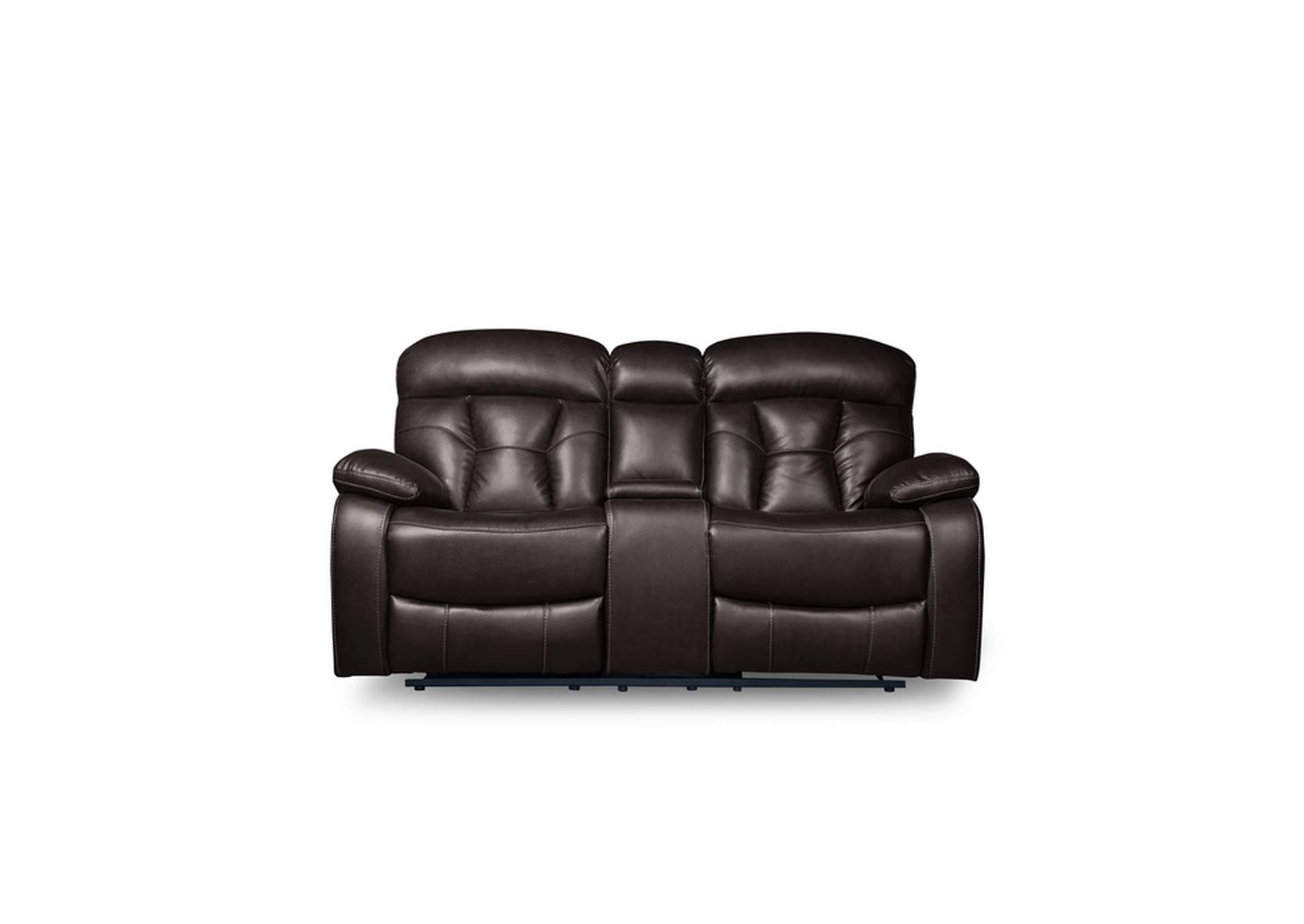Double Reclining Love Seat With Center Console,Homelegance