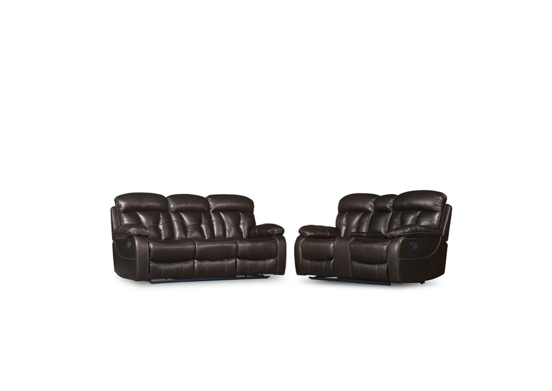 2 Piece Set: Sofa, Love,Homelegance