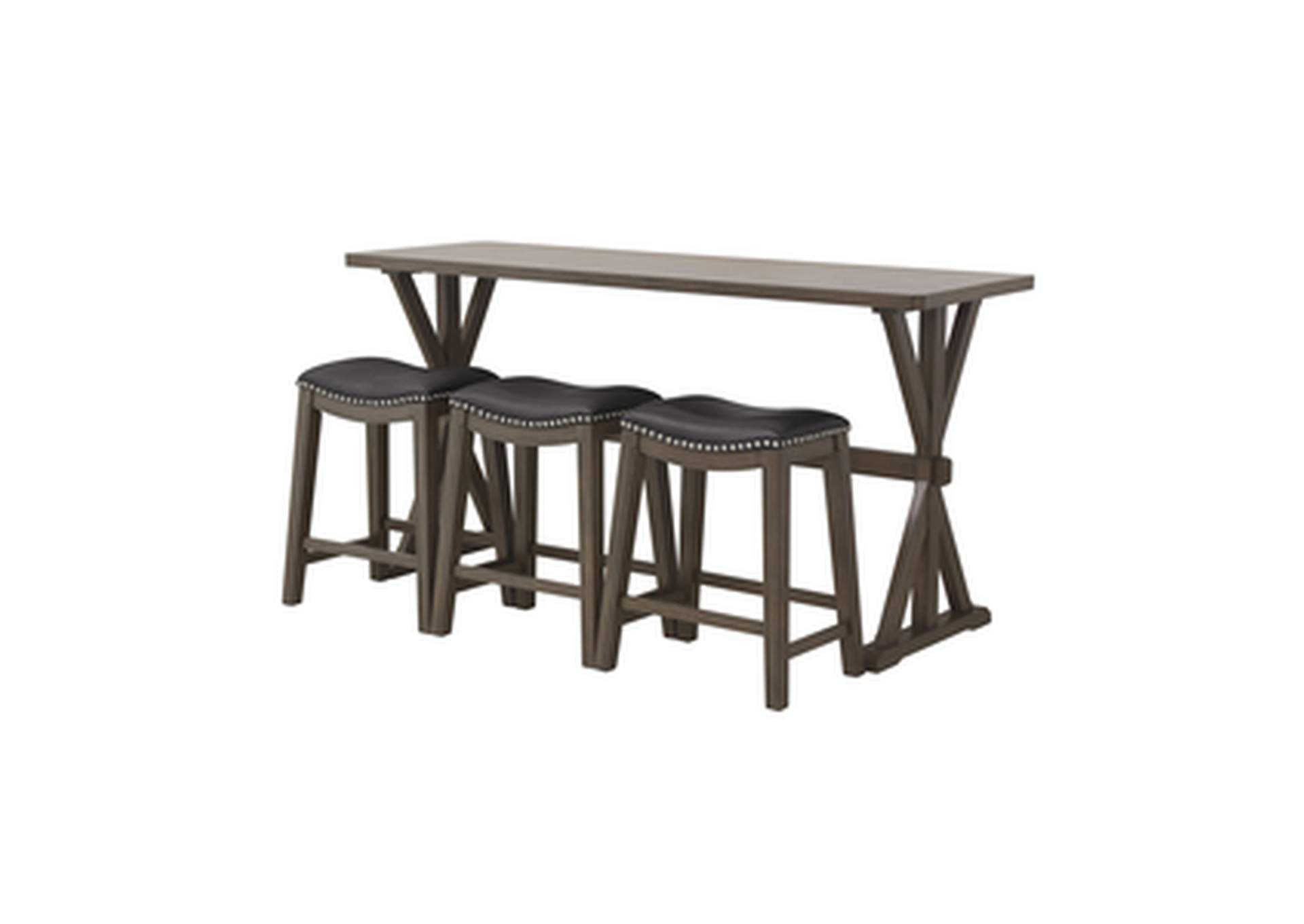 72"L Counter Height Table, 3A,Homelegance